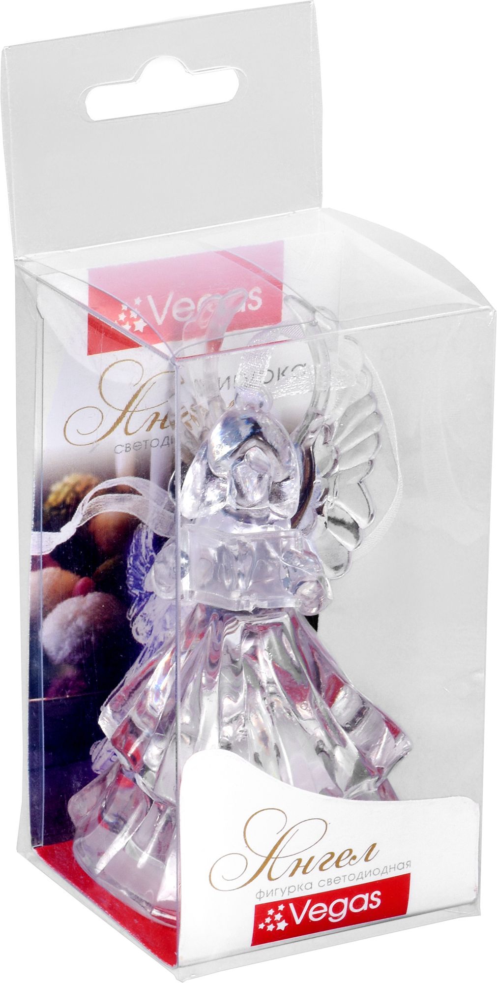 Изображение товара Фигурка VEGAS Ангел светодиодная 5x9,5 см
