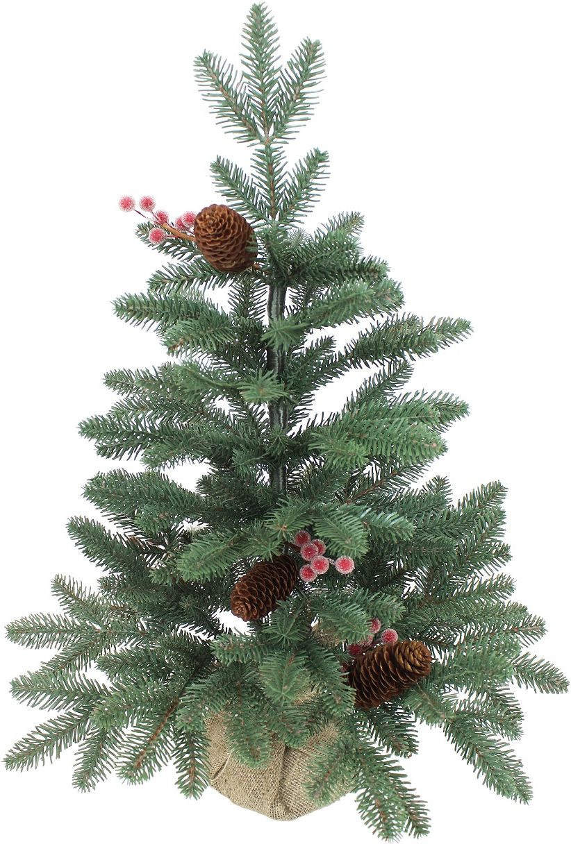 Изображение товара Искусственная елка BEATREES ANSON 60 см с ягодами и негорючими материалами