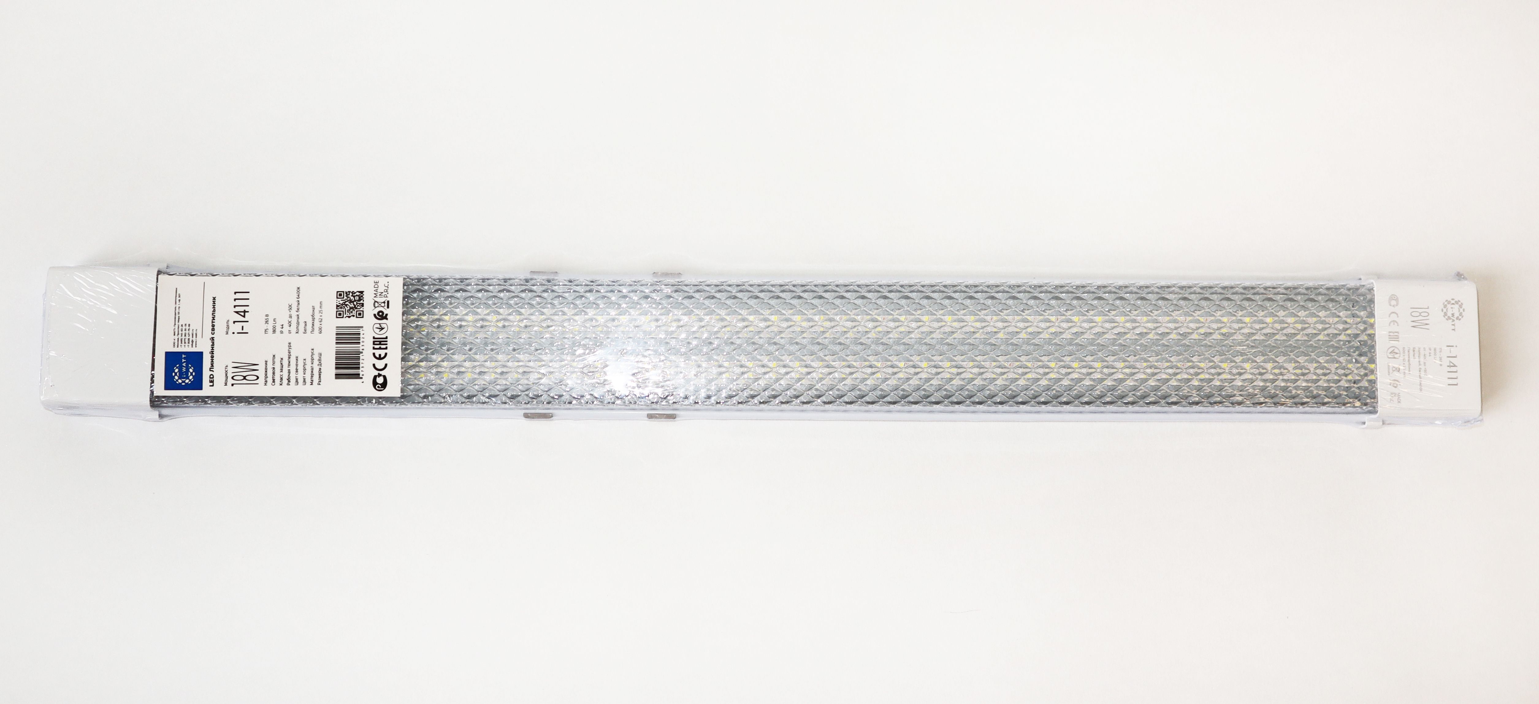 Изображение товара Линейный светильник i-WATT LED 6400K 18W IP44 1800Лм