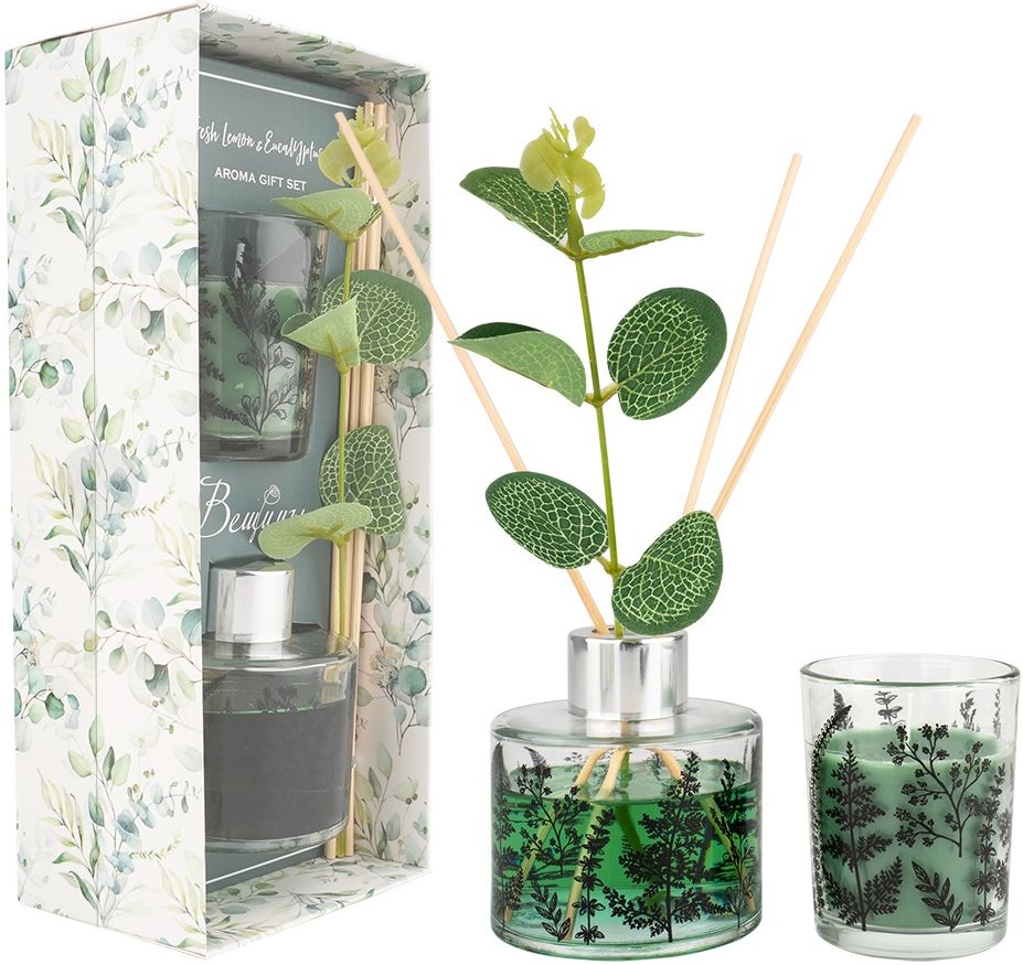 Изображение товара Арома сет FRESH LEMON & EUCALYPTUS 80 мл ароматический набор для дома и офиса