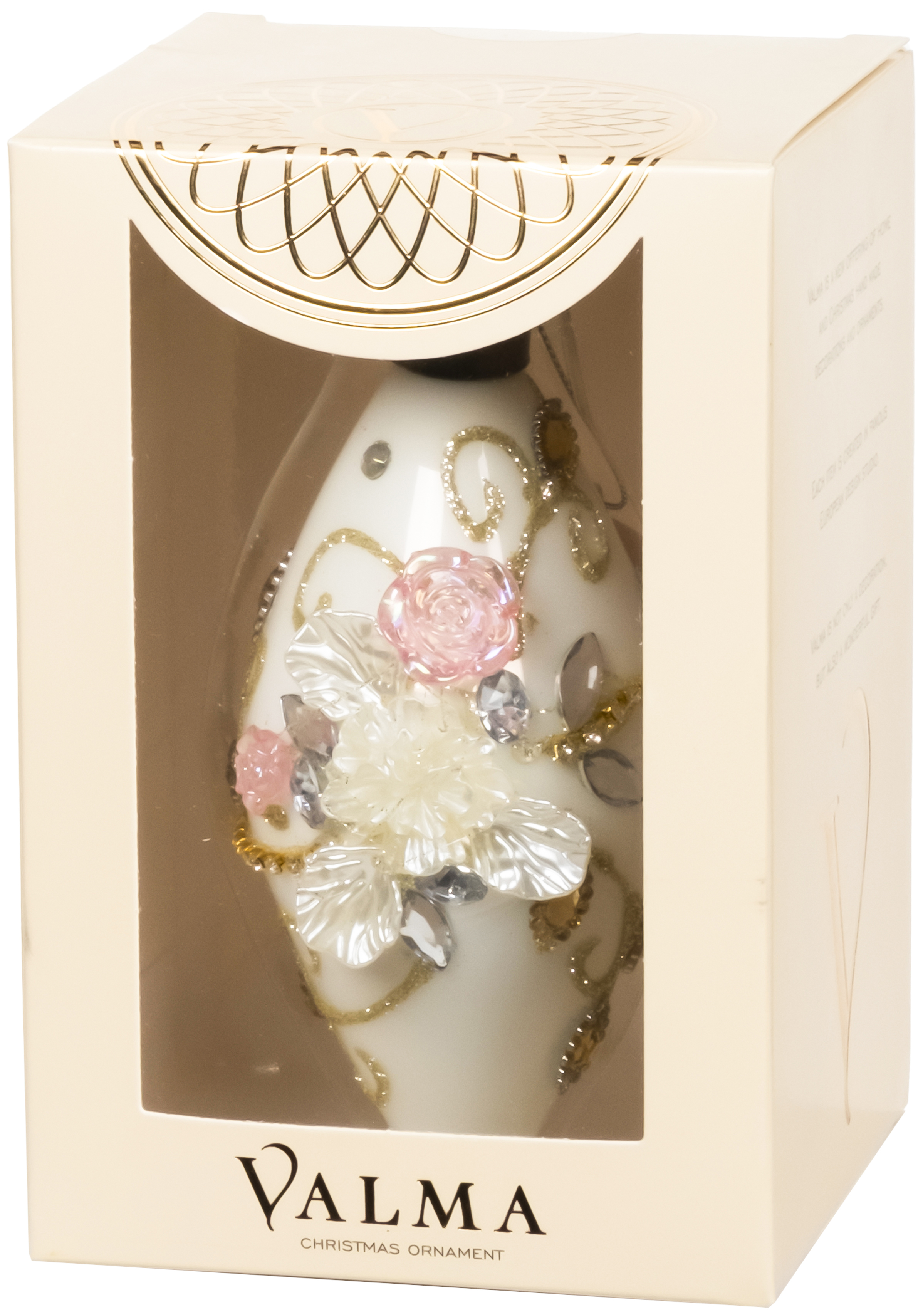 Изображение товара Новогоднее подвесное украшение из полиэстера и стекла 13 см