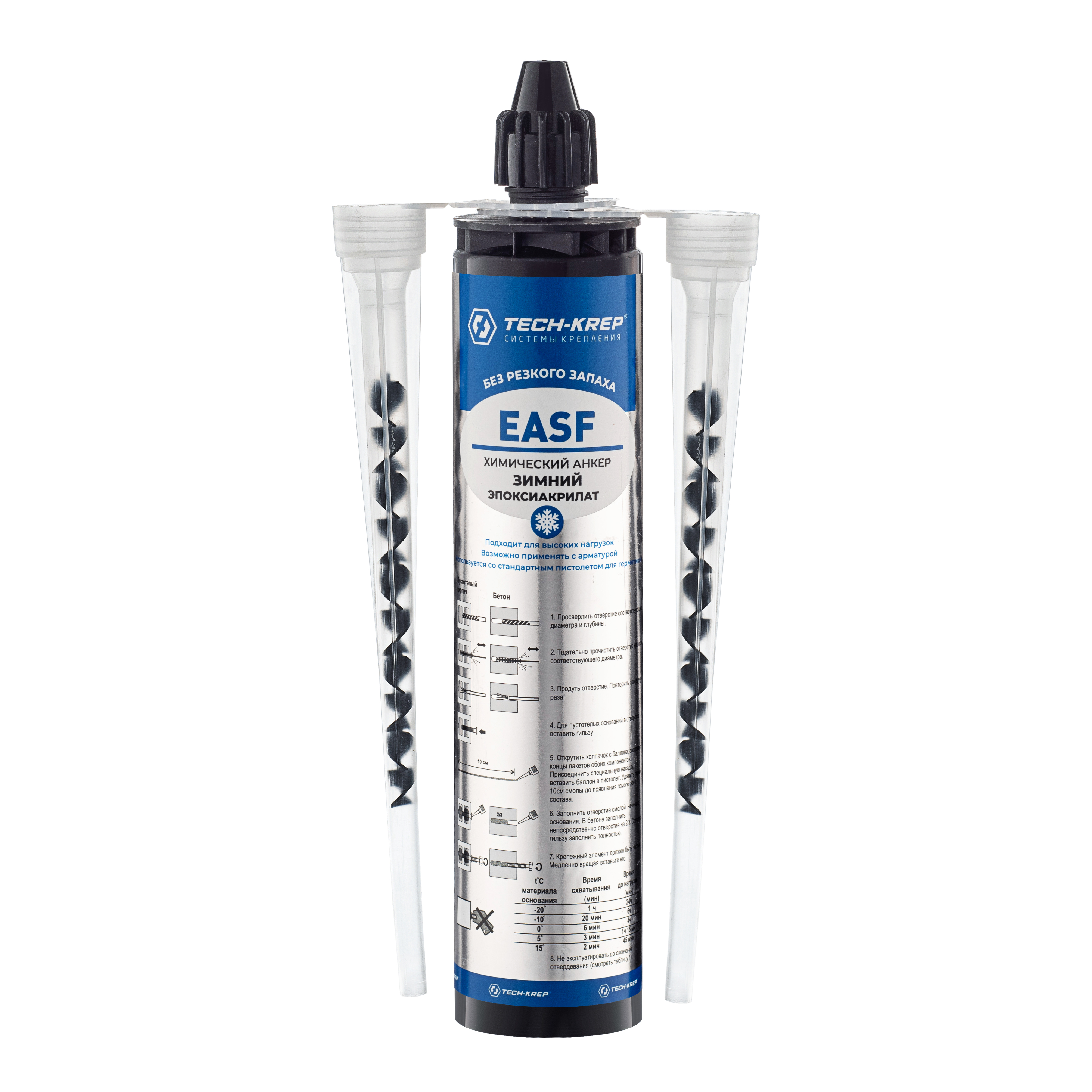 Изображение товара Химический анкер TECH-KREP EASF EPOXY WINTER 300мл для зимних строительных работ