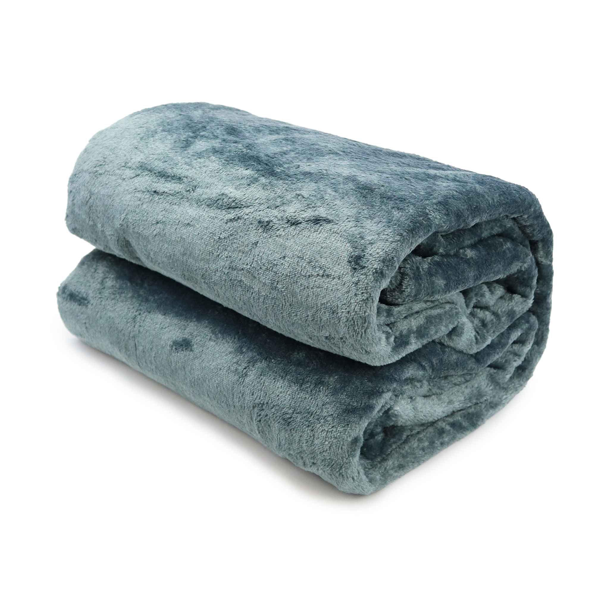 Изображение товара Плед велсофт "Велюр грей", ND HOME 100% полиэстер 150*200 см