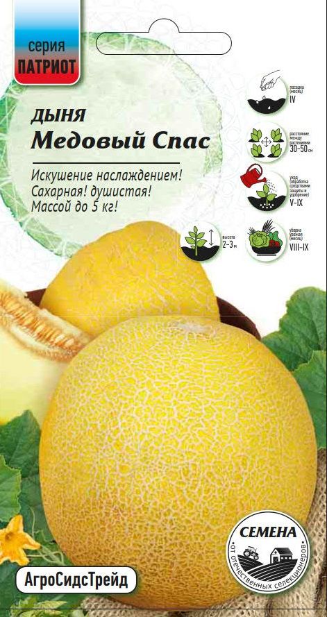 Изображение товара Дыня Медовый Спас 10 шт ПАТРИОТ