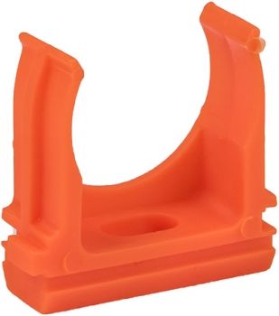 Изображение товара Крепеж-клипса d25 мм (10 шт) оранжевая EKF-Plast