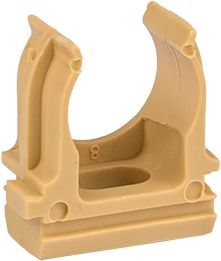 Изображение товара Крепеж-клипса d25 мм (10 шт) светлое дерево EKF-Plast
