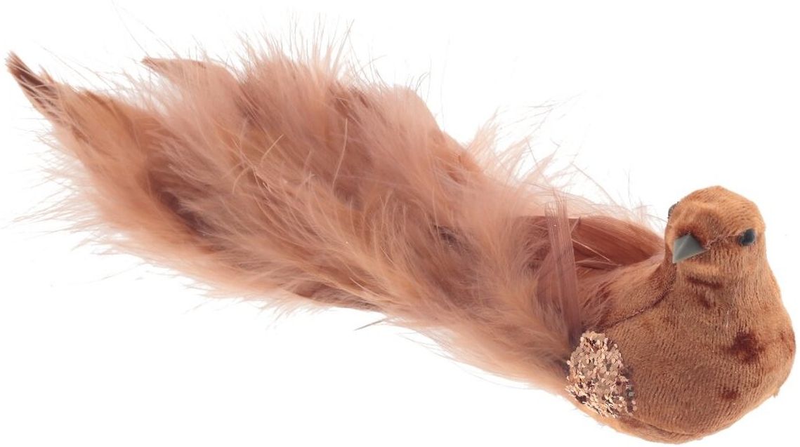 Изображение товара Декоративная фигурка Птичка для новогоднего украшения, L18 W6 H6 см