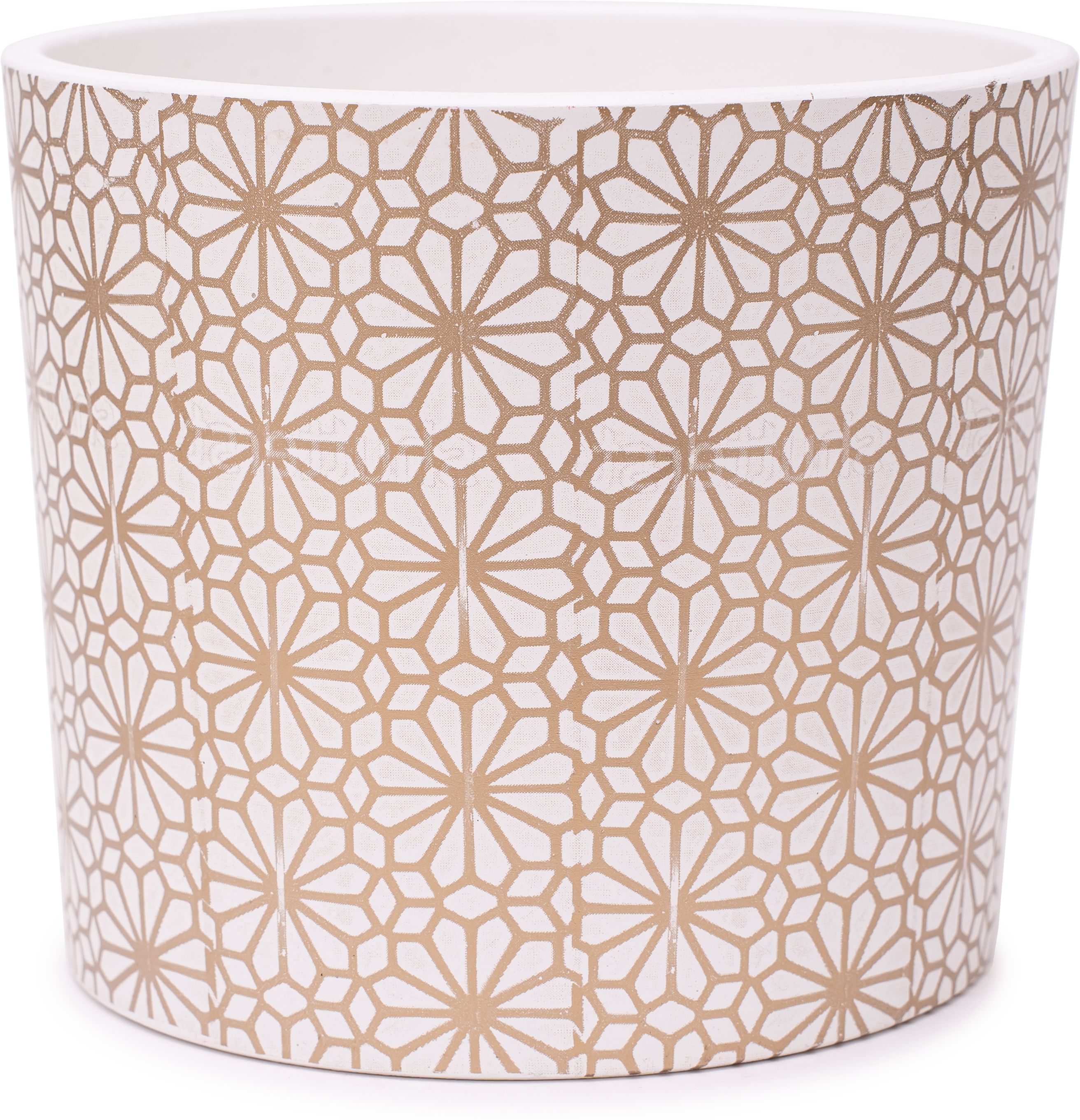 Изображение товара Кашпо звезда микс золото №2 из бетона для комнатных цветов