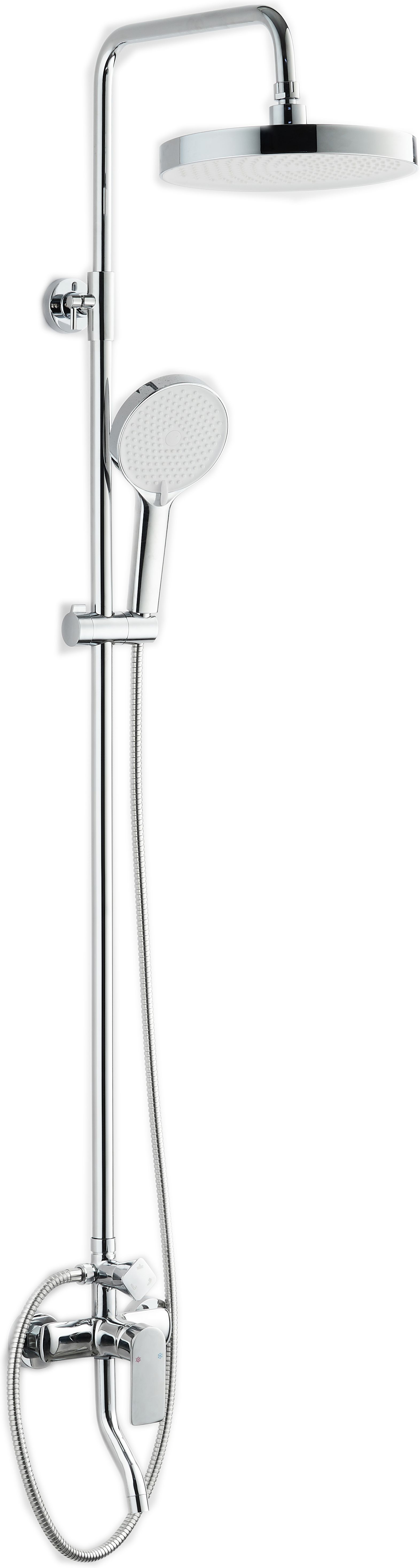 Изображение товара Душевая система со смесителем Focus VD6000 хромовая для ванной комнаты