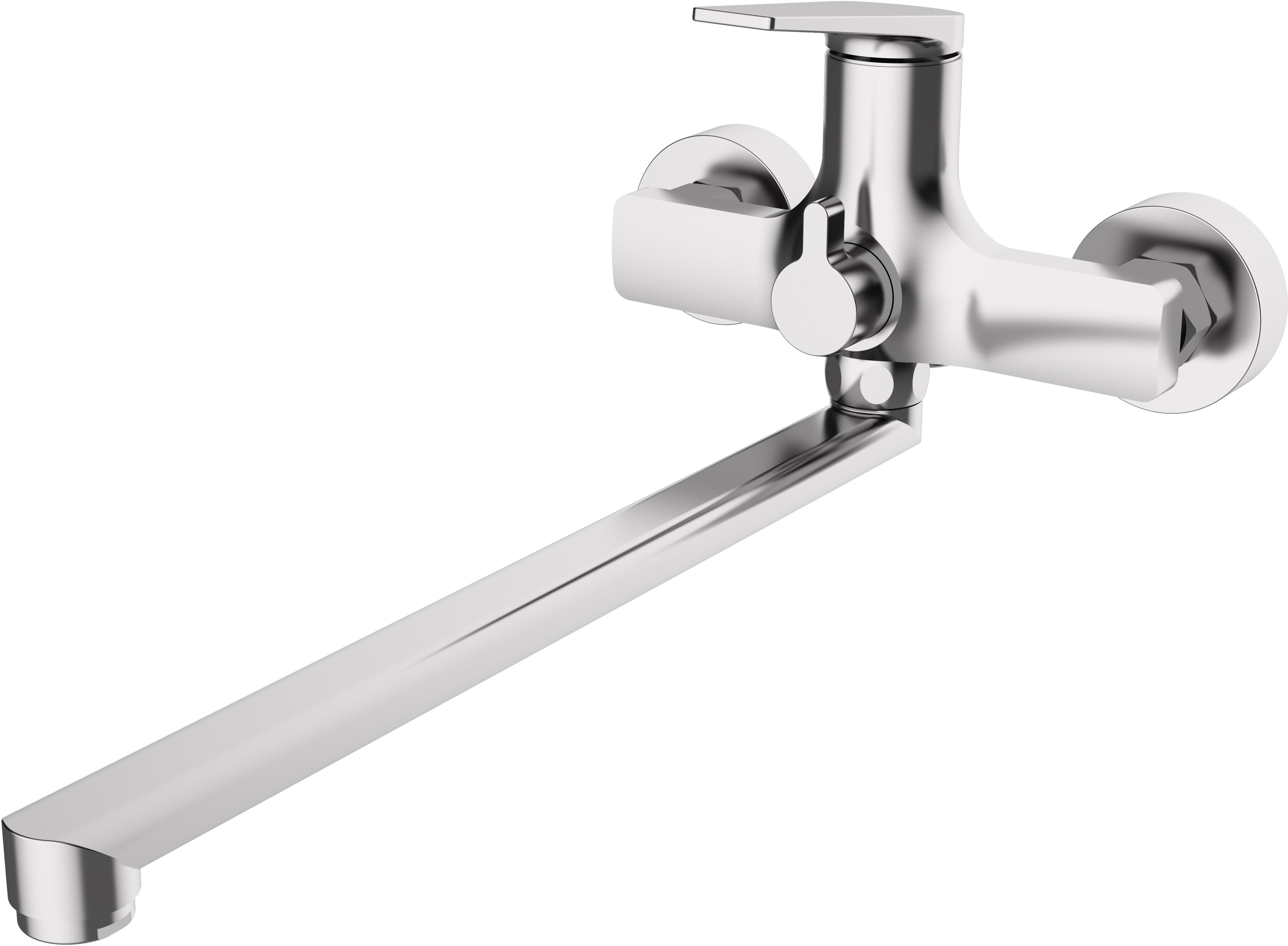 Изображение товара Смеситель для ванной с длинным изливом ESKO Africa хром надежный стиль дизайн