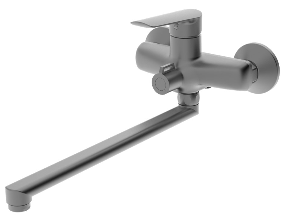 Изображение товара Смеситель для ванны с длинным ихливом ESKO LIGA Black