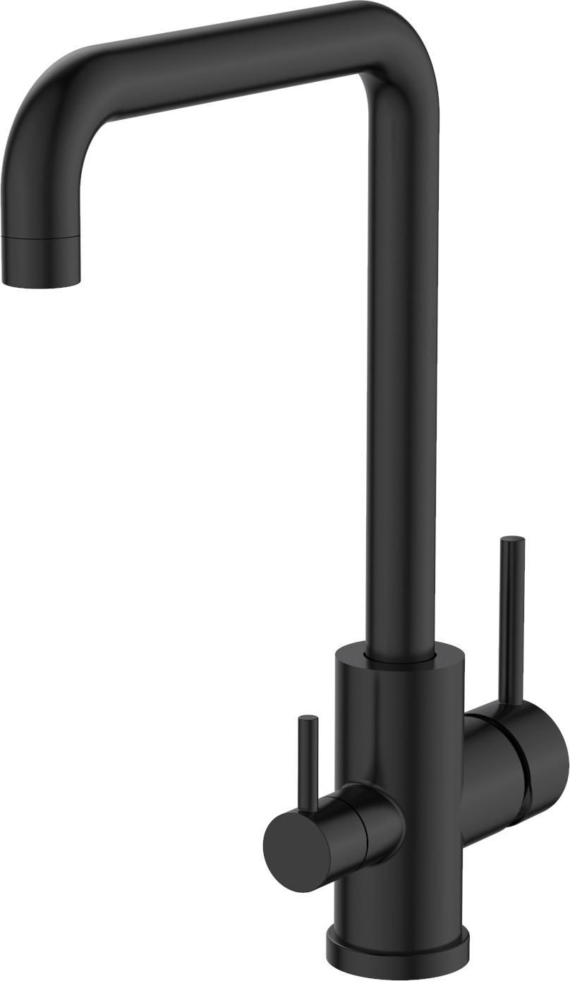 Изображение товара Смеситель кухонный с подключением к фильтру VODA LA519Black черный
