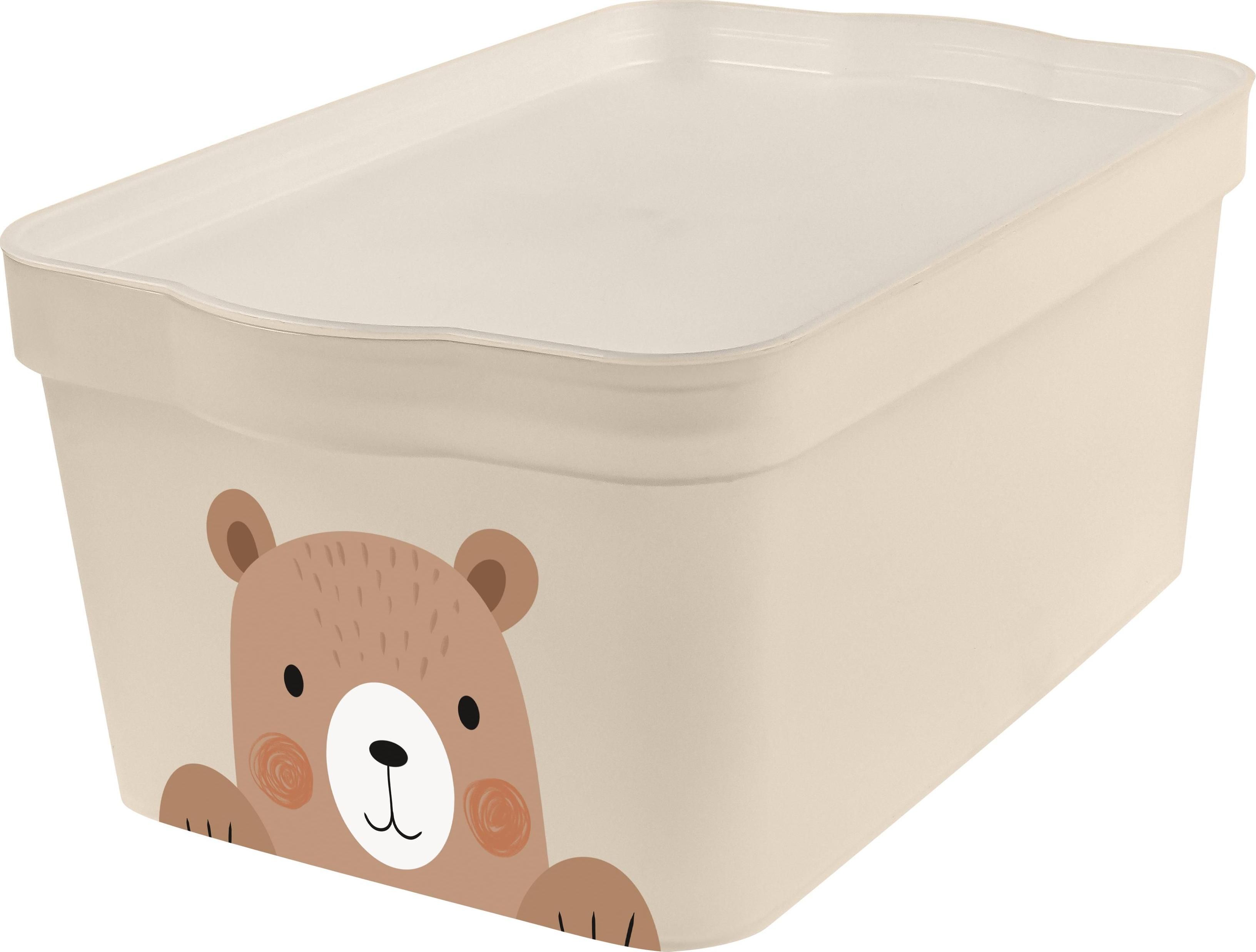 Изображение товара Детский ящик Lalababy Cute Bear объемом 7,5 л для игрушек