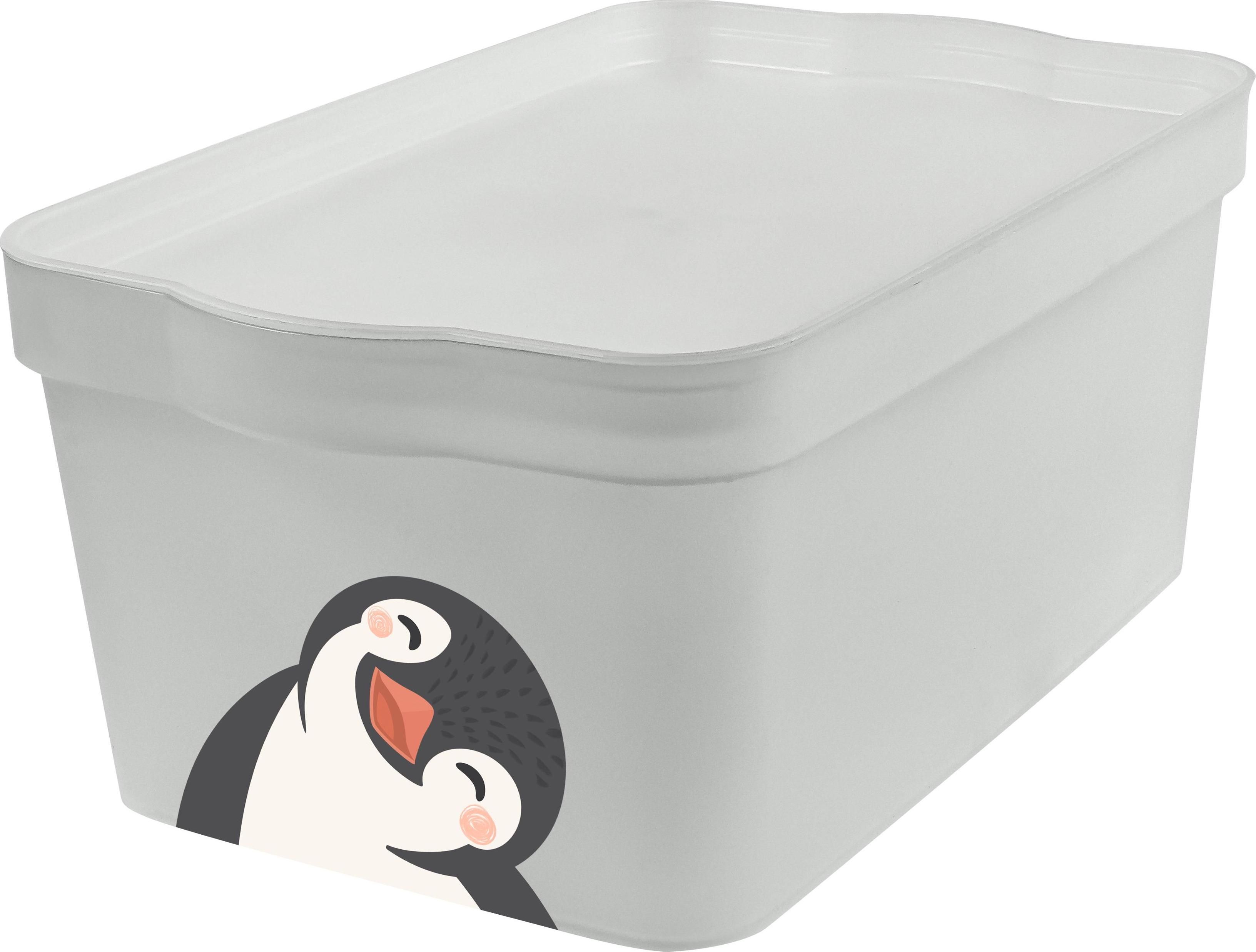 Изображение товара Детский ящик Lalababy Cute Penguin для игрушек, 7,5 л