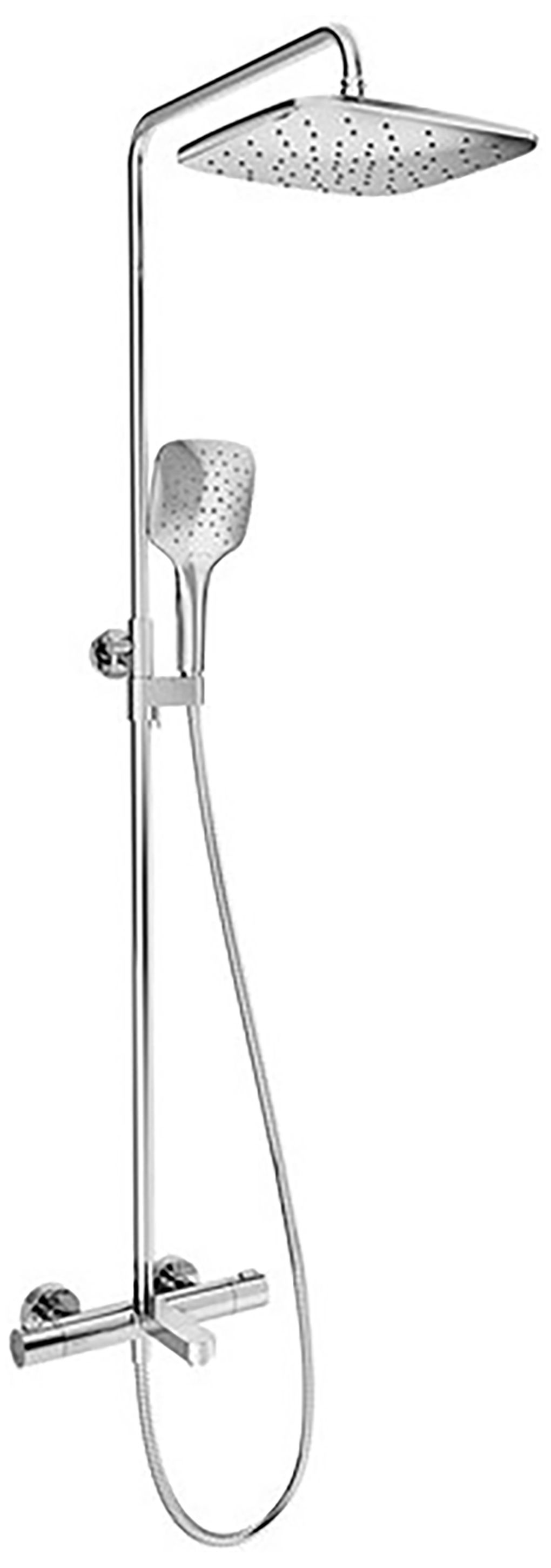 Изображение товара Душевая стойка с термостатическим смесителем Termo 300 TE 092.01/150 хром