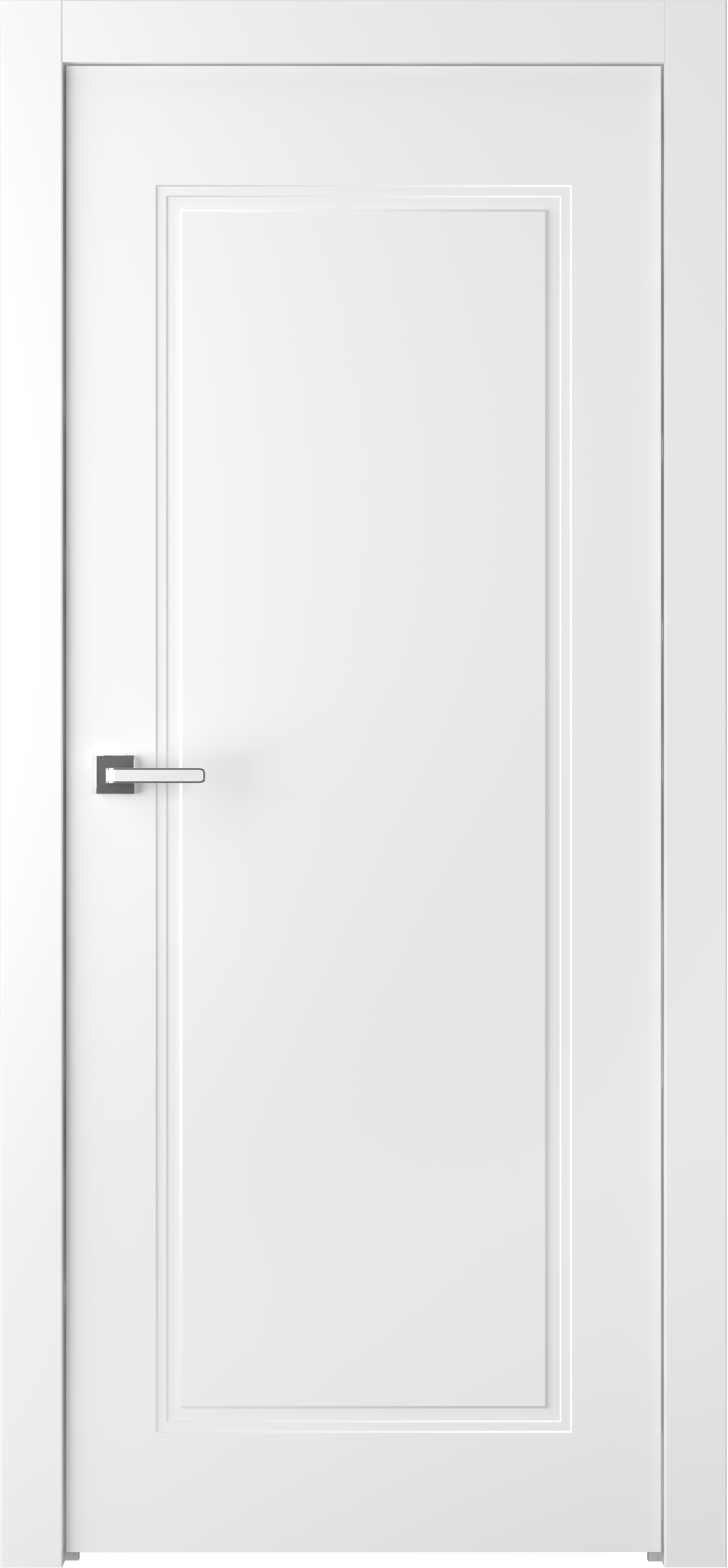 Изображение товара Межкомнатная глухая дверь КРЕМОНА эмаль 2000x800 классика белая
