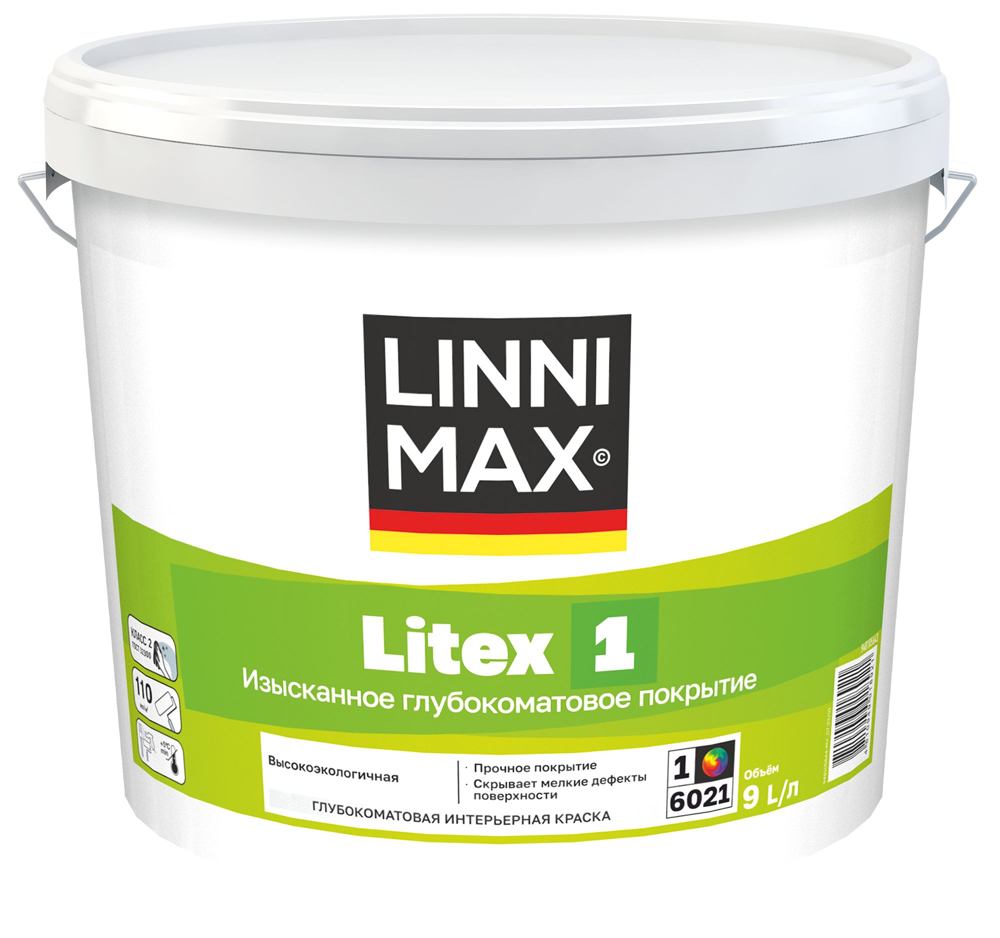 Изображение товара Краска водно-дисперсионная LINNIMAX Litex 1 База 1 9 л