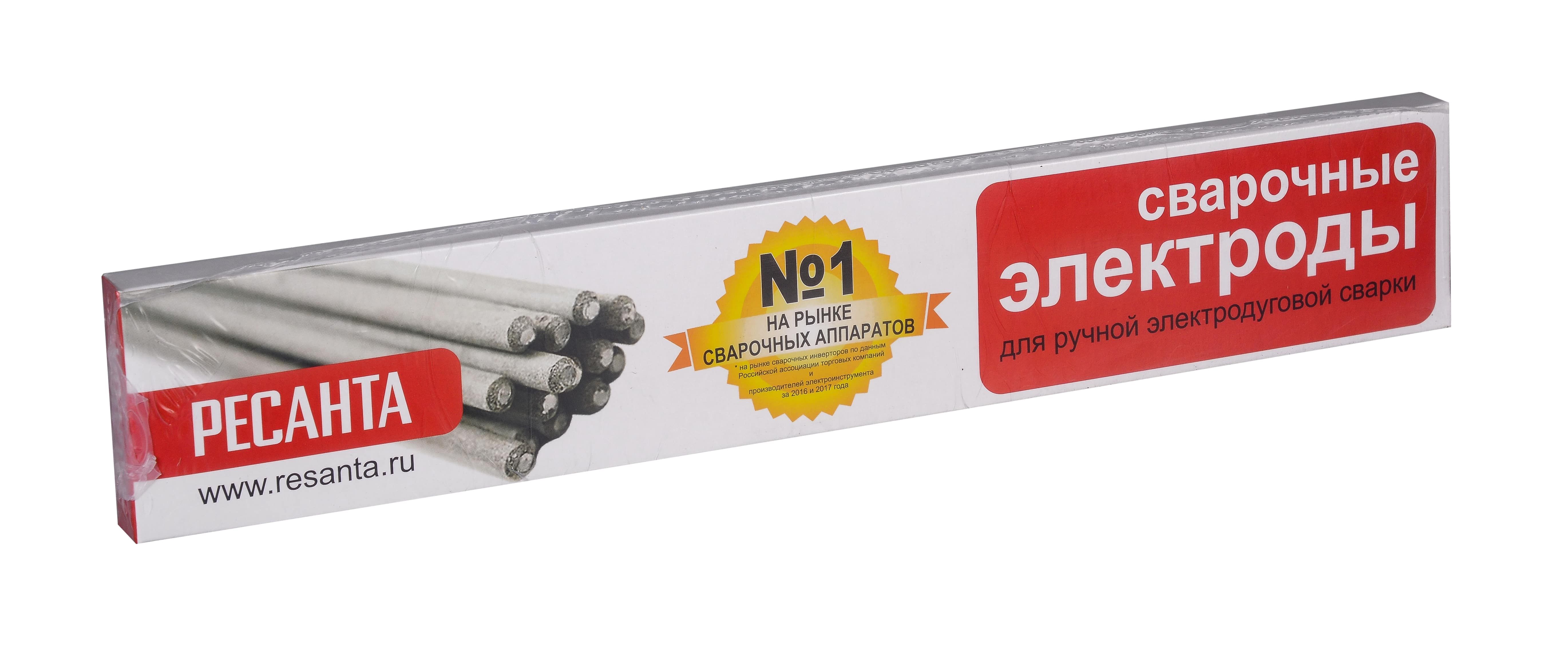 Изображение товара МР-3 РЕСАНТА Ф3,0 пачка 1 кг электродов для сварки углеродистой стали