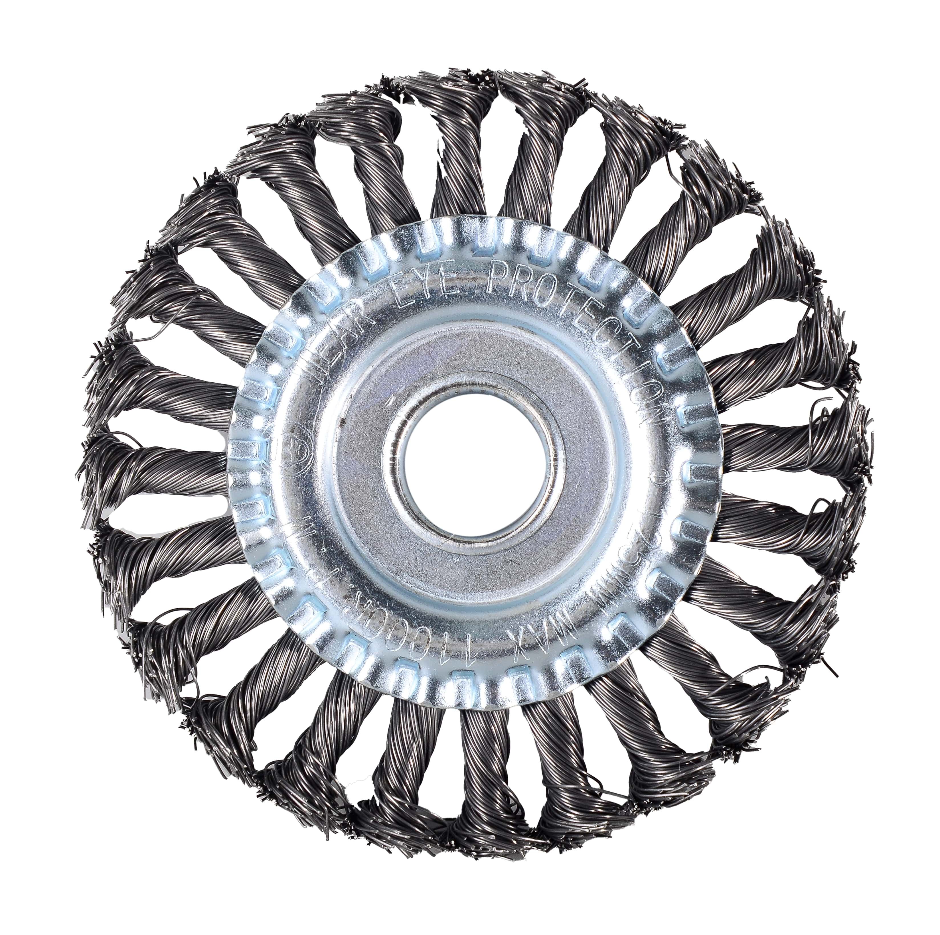 Изображение товара Щётка для УШМ плоская крученая ВИХРЬ 125 мм