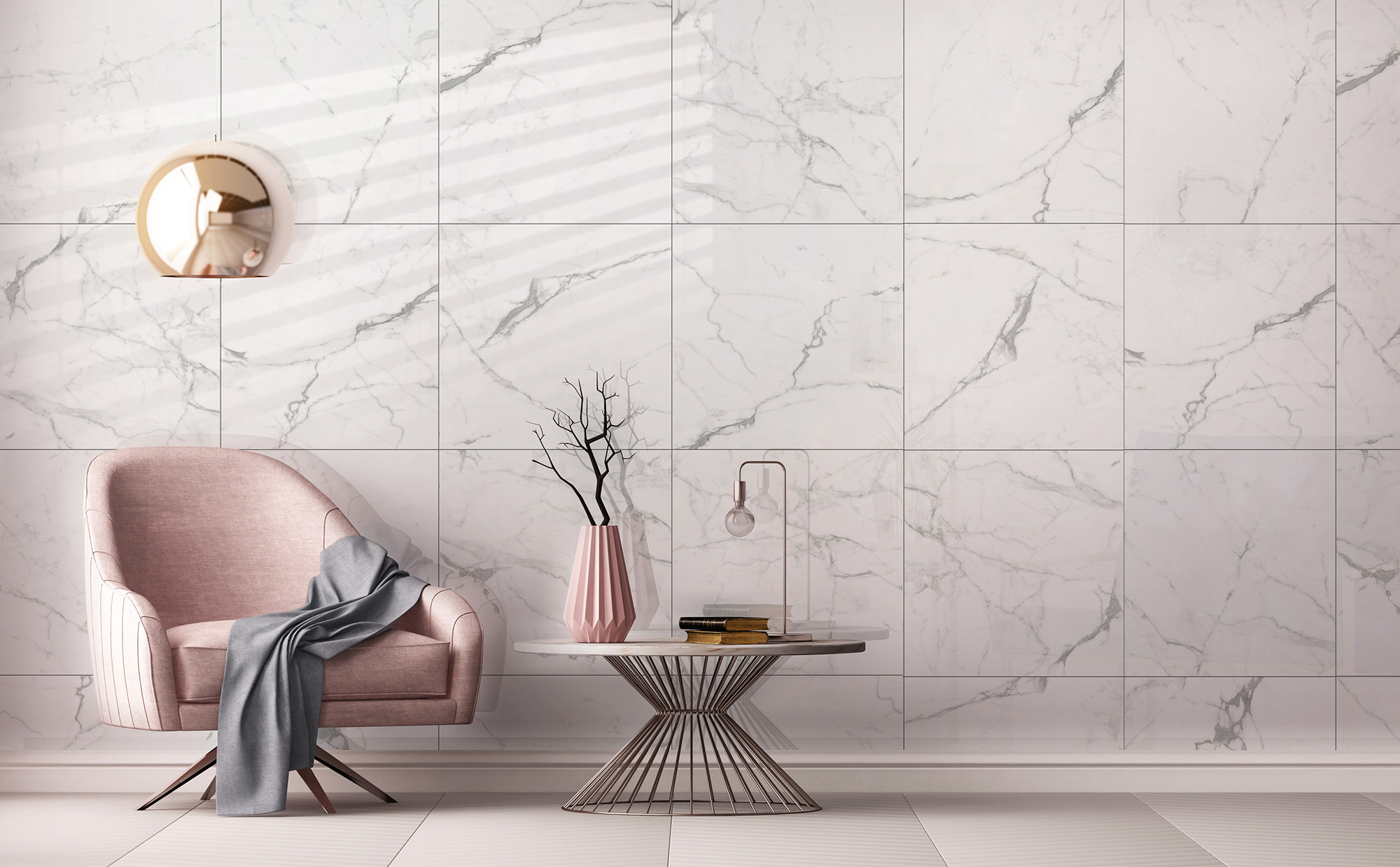 Изображение товара Керамогранит Global Tile Elegant Statuario белый полированный 60X60 см