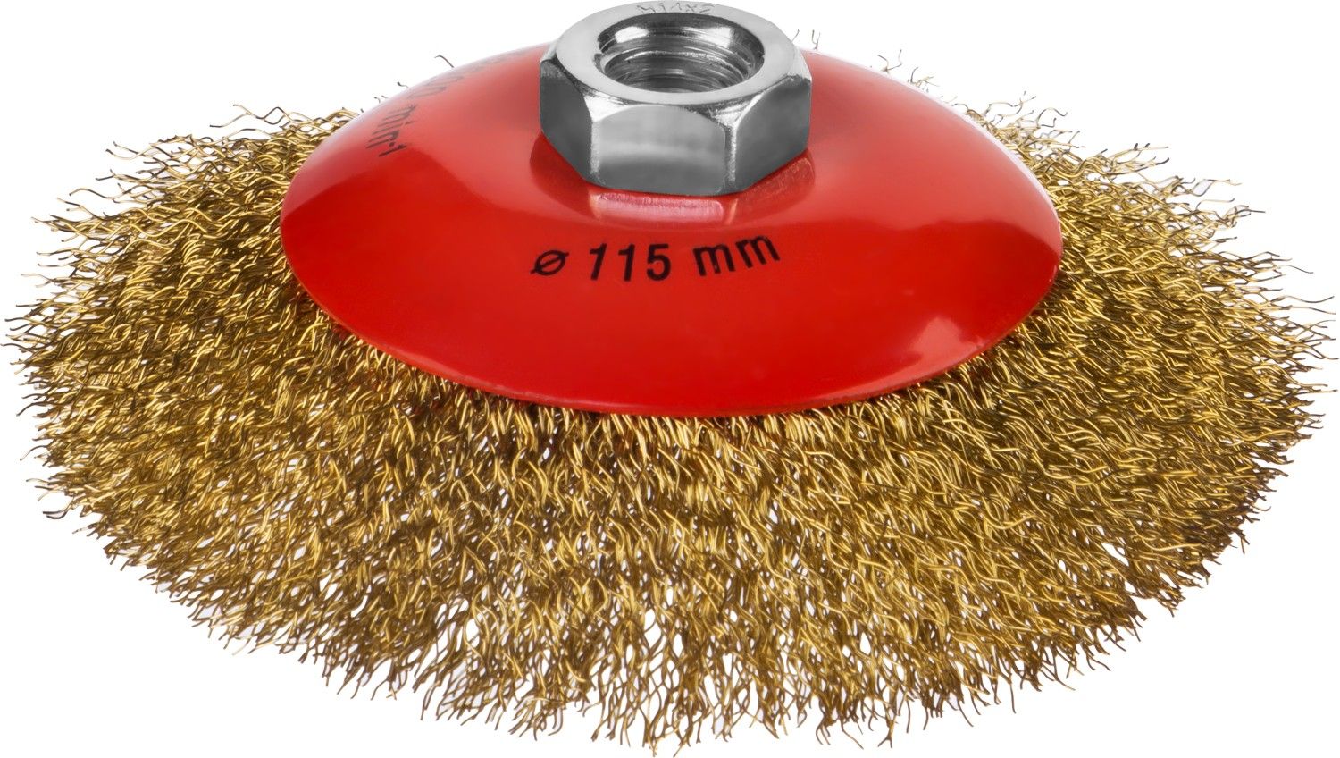 Изображение товара Mirax 115 мм коническая щетка-крацовка для ушм