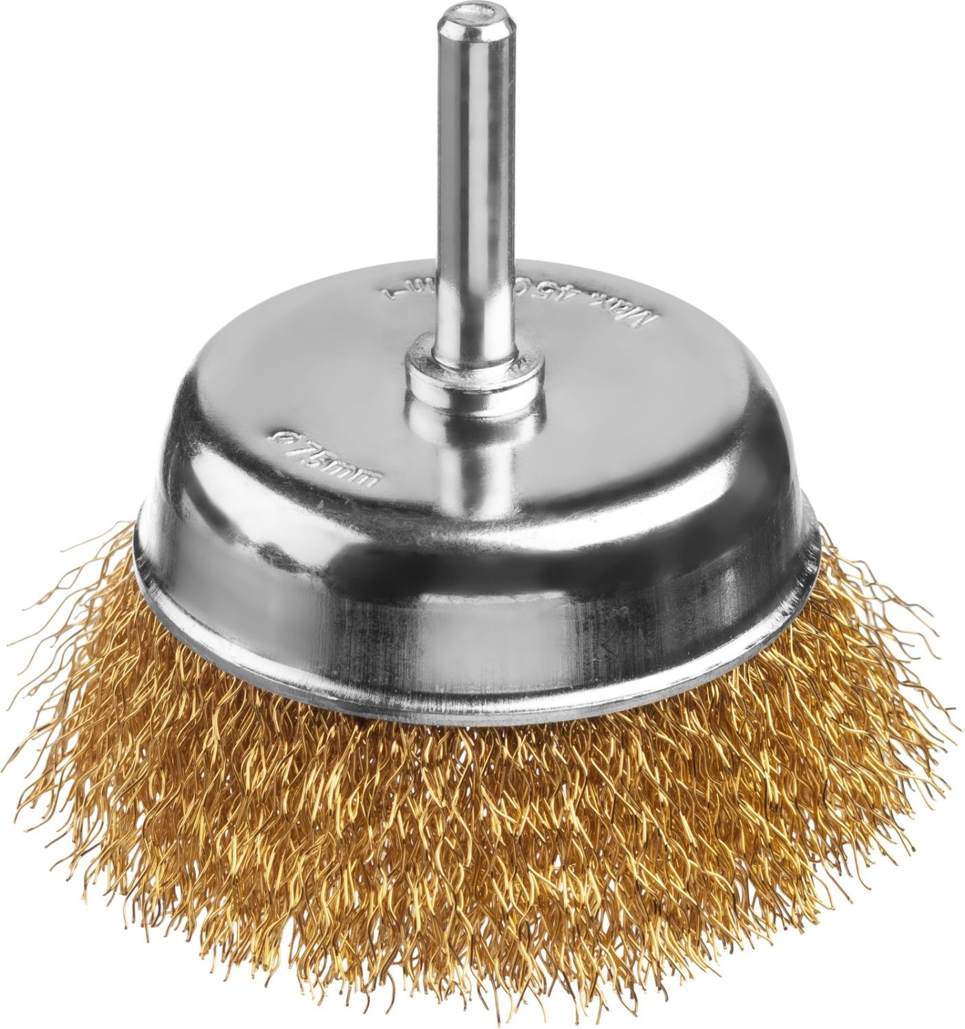 Изображение товара Mirax 75 мм, щетка дисковая для дрели серебристый