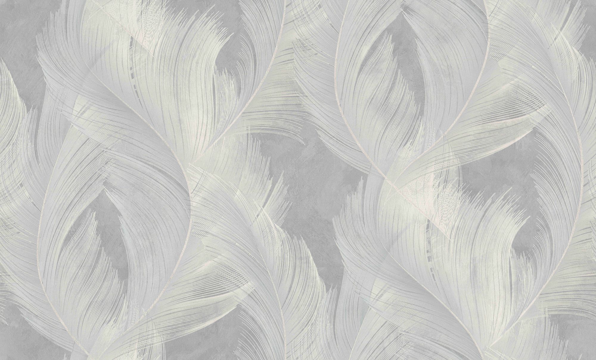 Изображение товара Обои EURO DECOR PHOENIX Винил/флиз серые 1,06Х10,05м