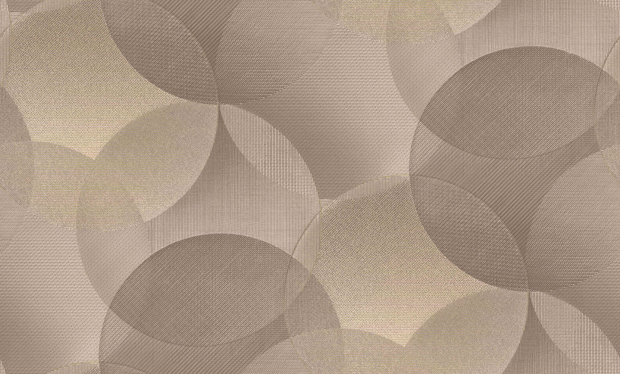 Изображение товара Обои ORNAMY BAUHAUS Винил/флиз 8051-12 коричневый 1,06Х10,05м