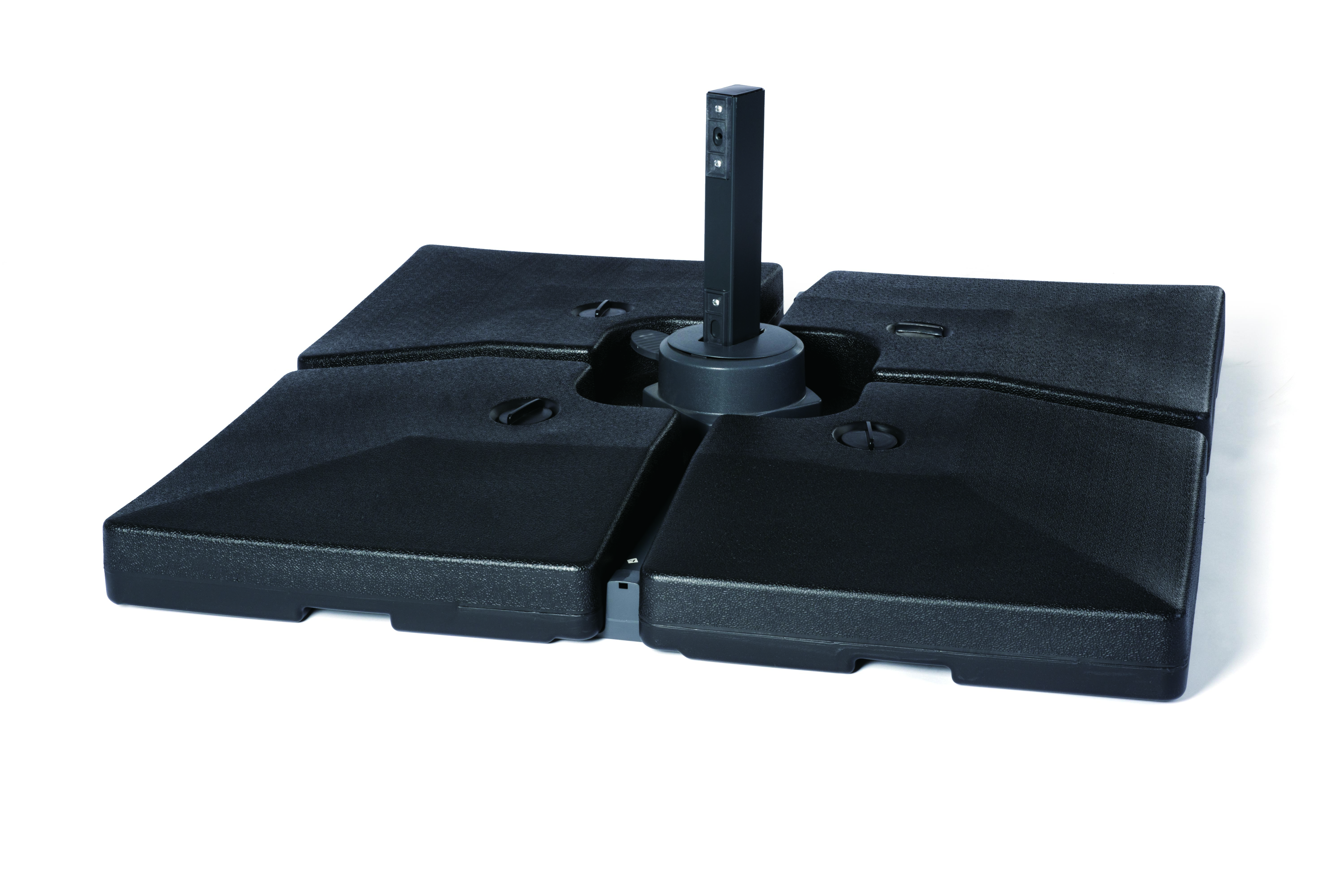 Изображение товара Подставка для зонта квадратная с резервуаром для воды и песка 90/100л, пластик