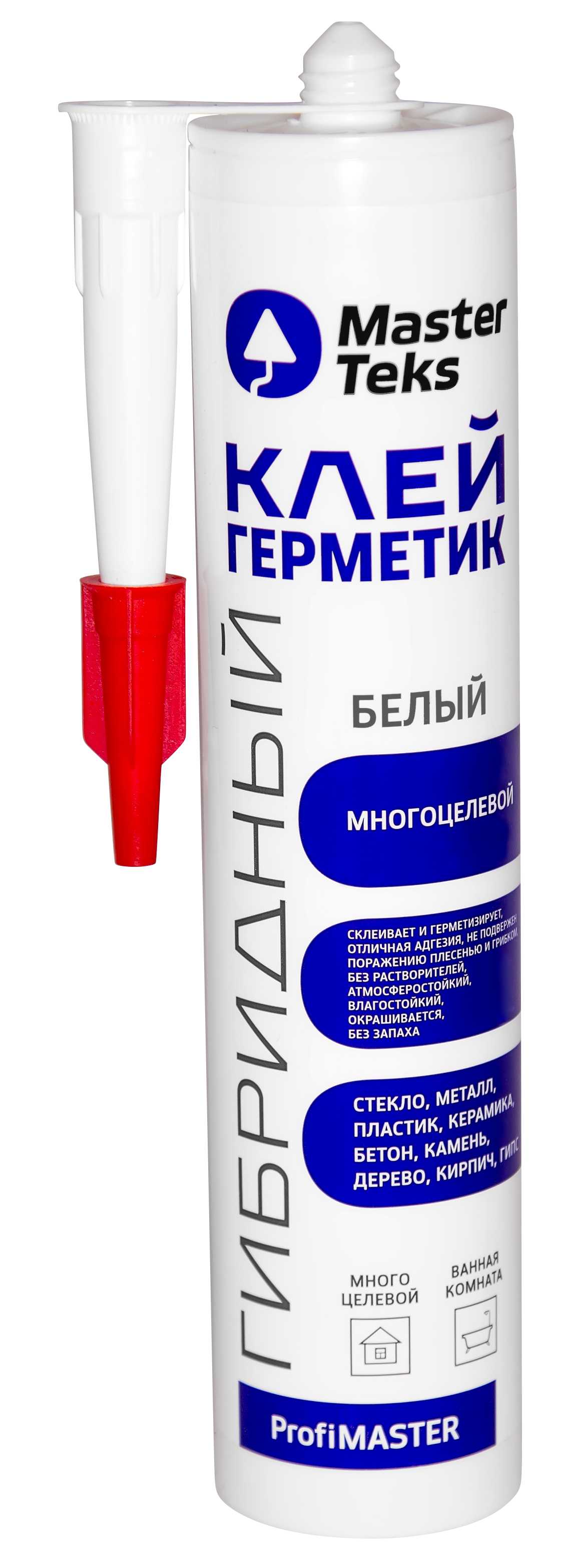 Изображение товара MasterTeks PM многоцелевой клей-герметик 290 мл белый