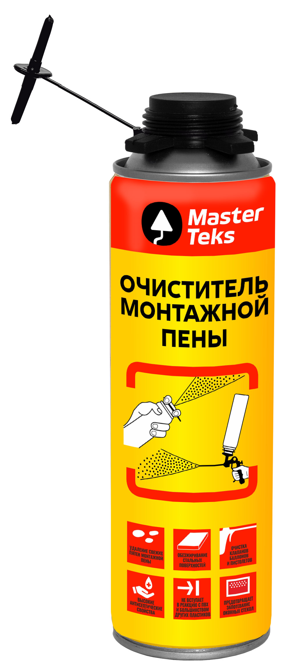 Изображение товара MasterTeks очиститель монтажной пены 500 мл