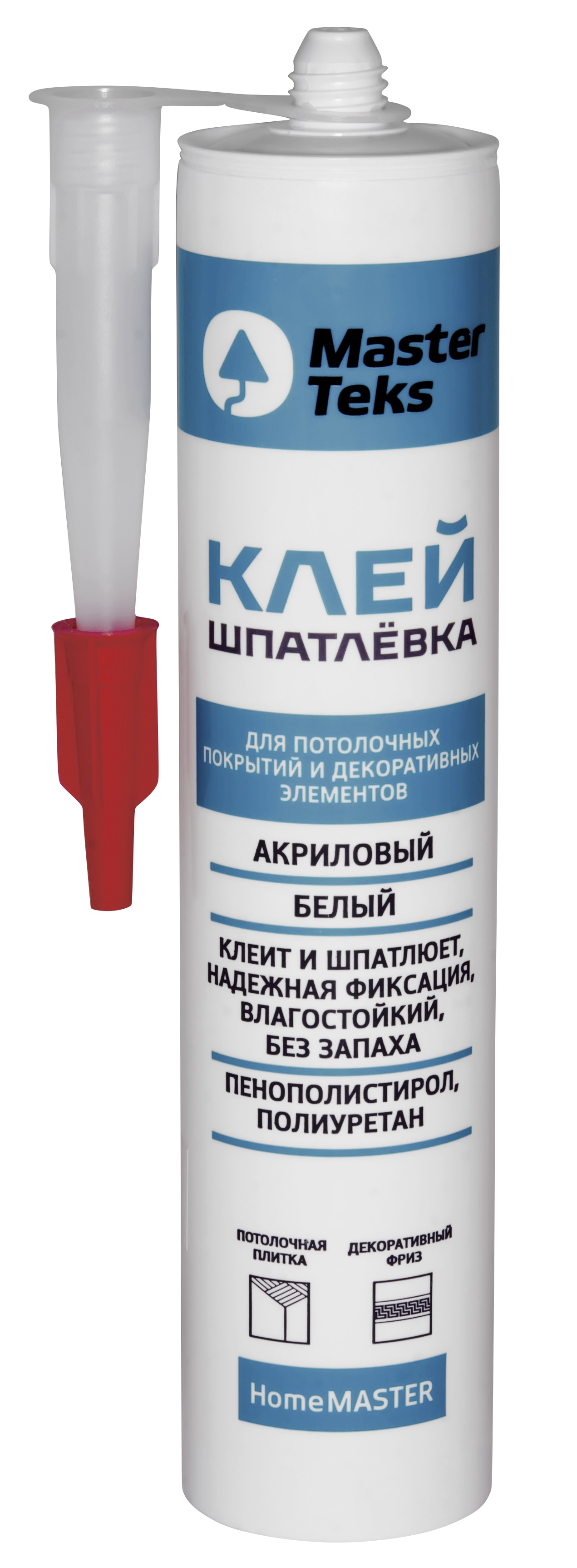 Изображение товара MasterTeks HM клей-шпатлевка акриловый 400 гр белый