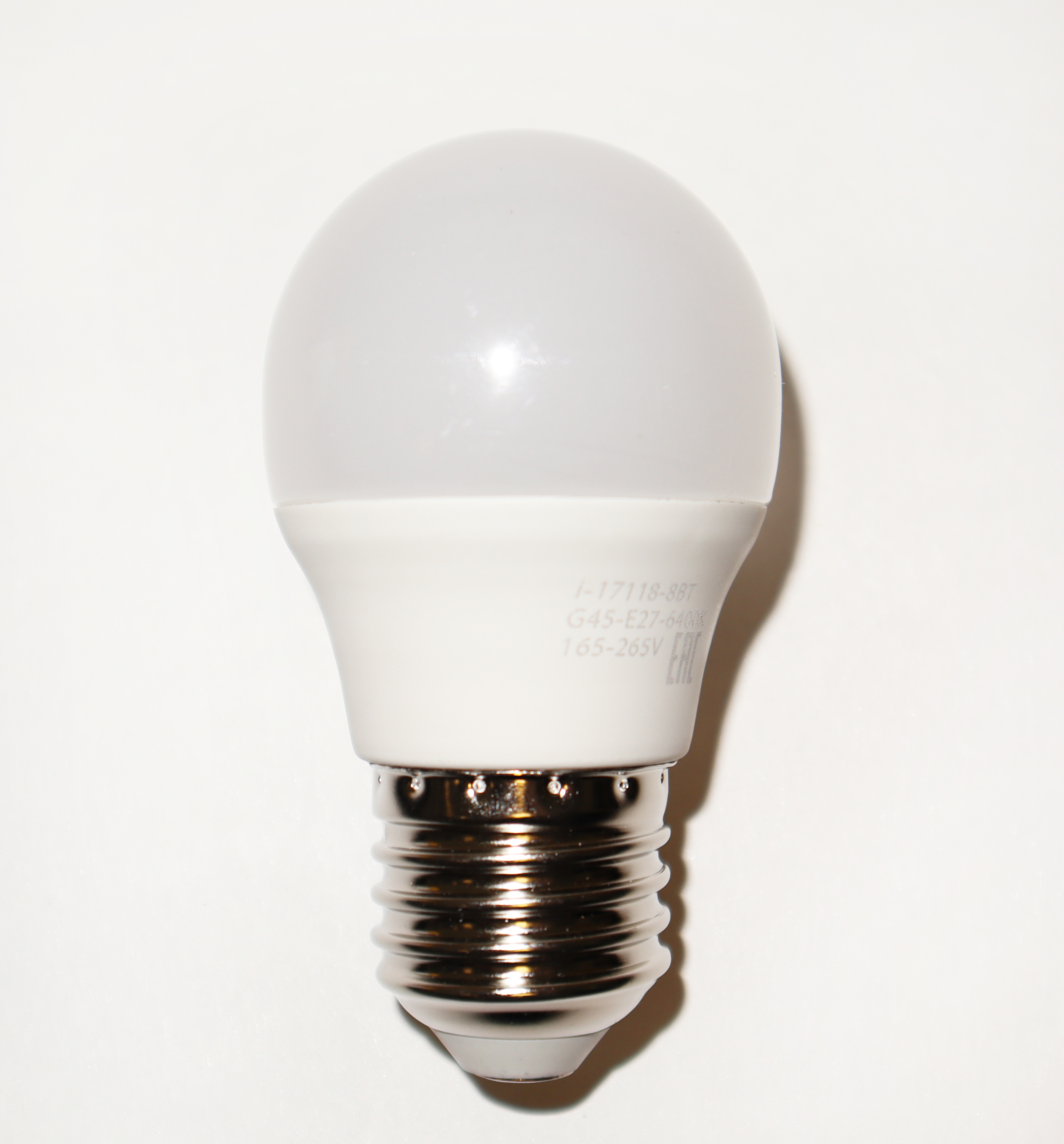 Изображение товара Светодиодная лампа i-17118 8Вт 6400К G45 E27 холодное освещение