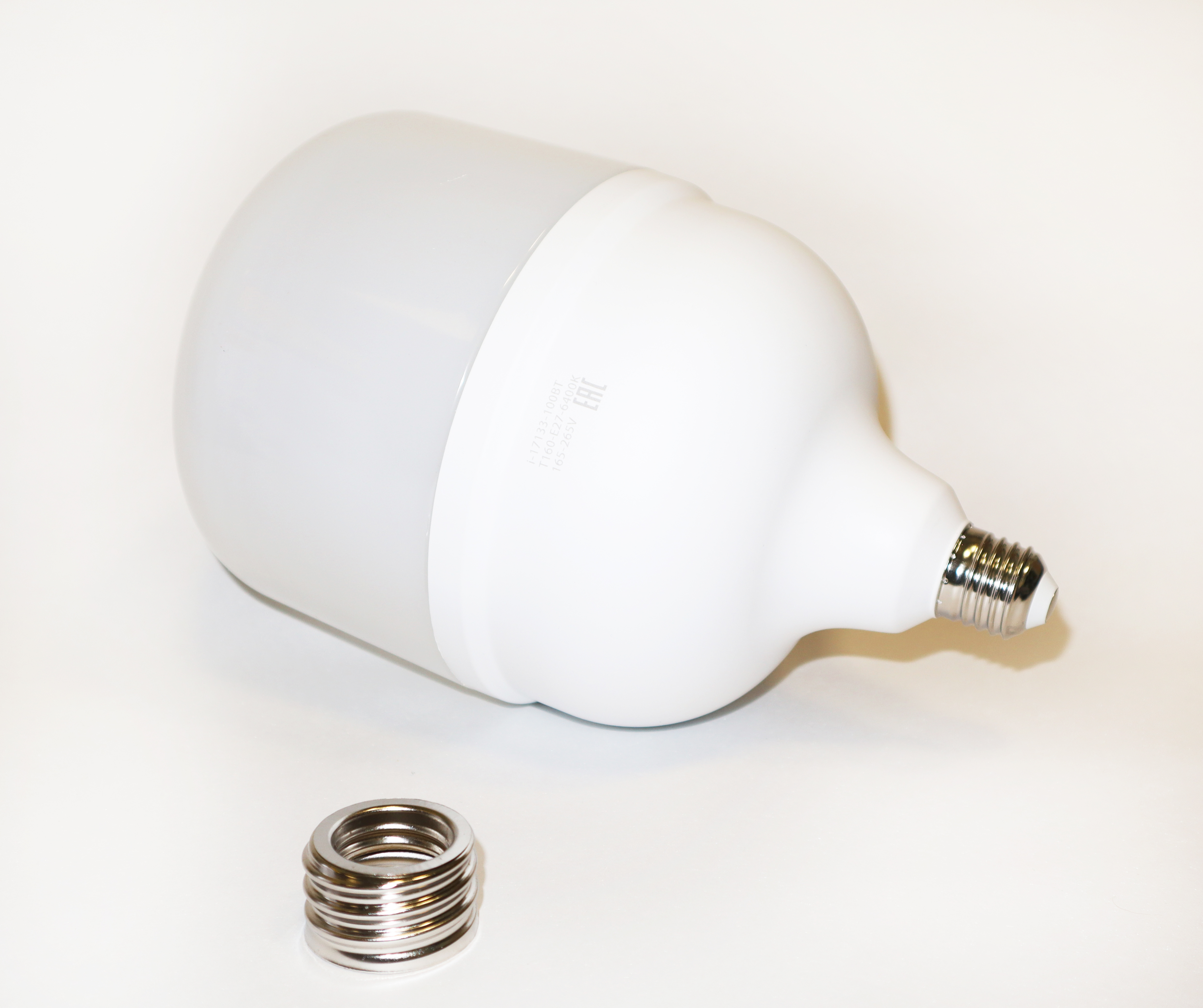 Изображение товара Светодиодная лампа 100W 6400K T160 Е27/Е40 бездоступный переходник