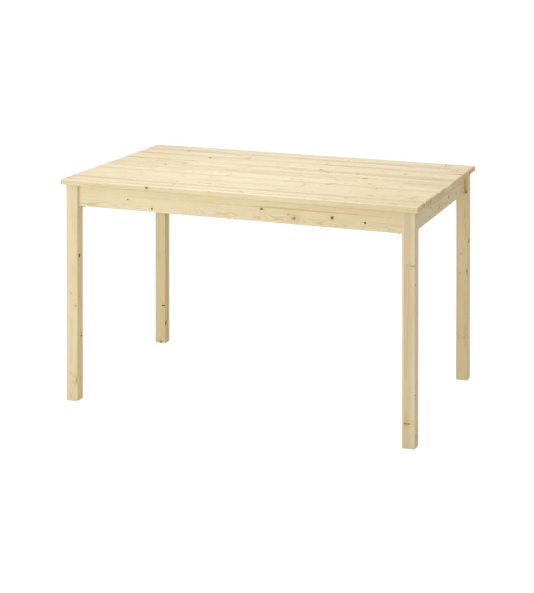 Изображение товара Стол садовый деревянный обеденный 120х75х73 см бежевый