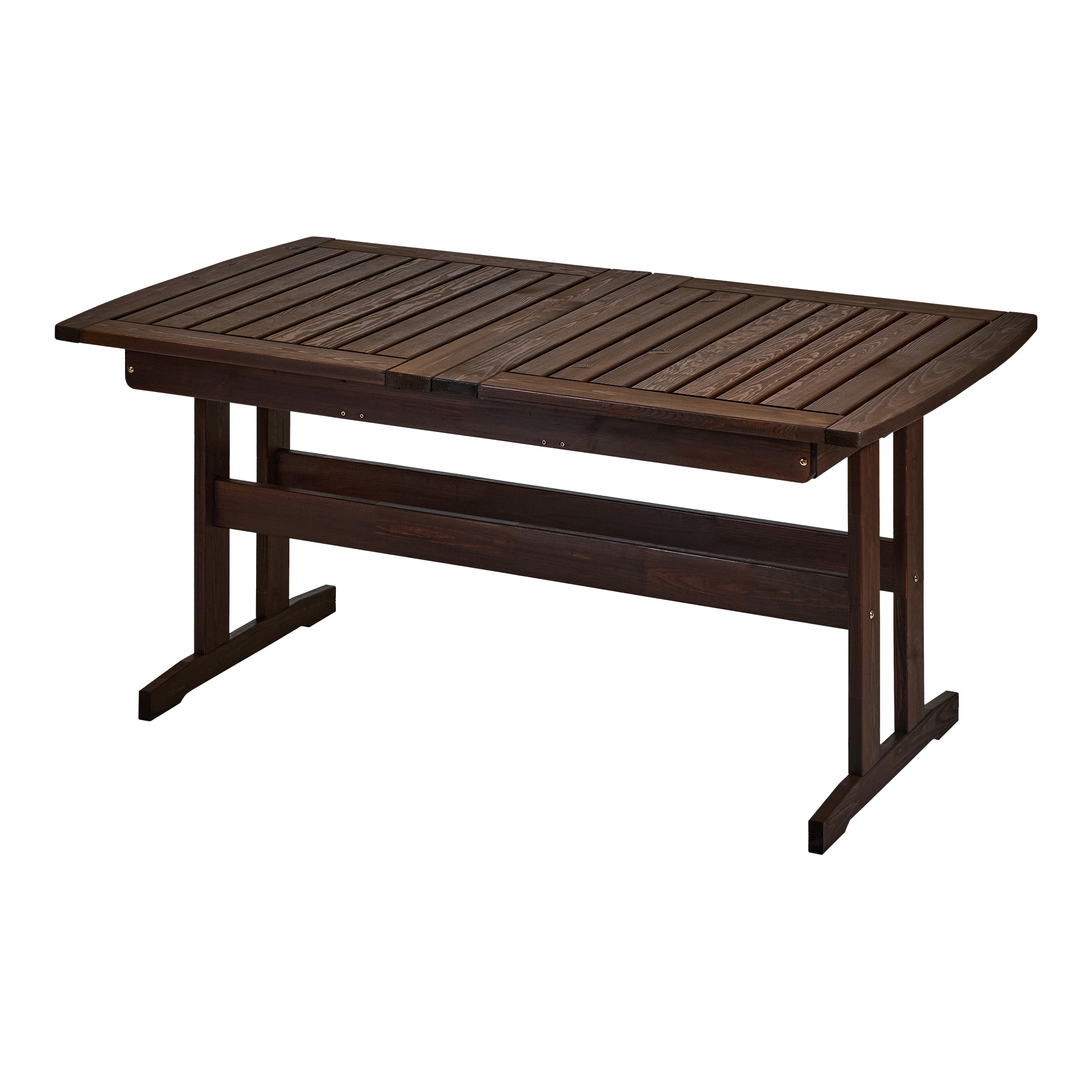 Изображение товара Стол садовый раздвижной Скеппсвик 160(220)х90 см коричневый