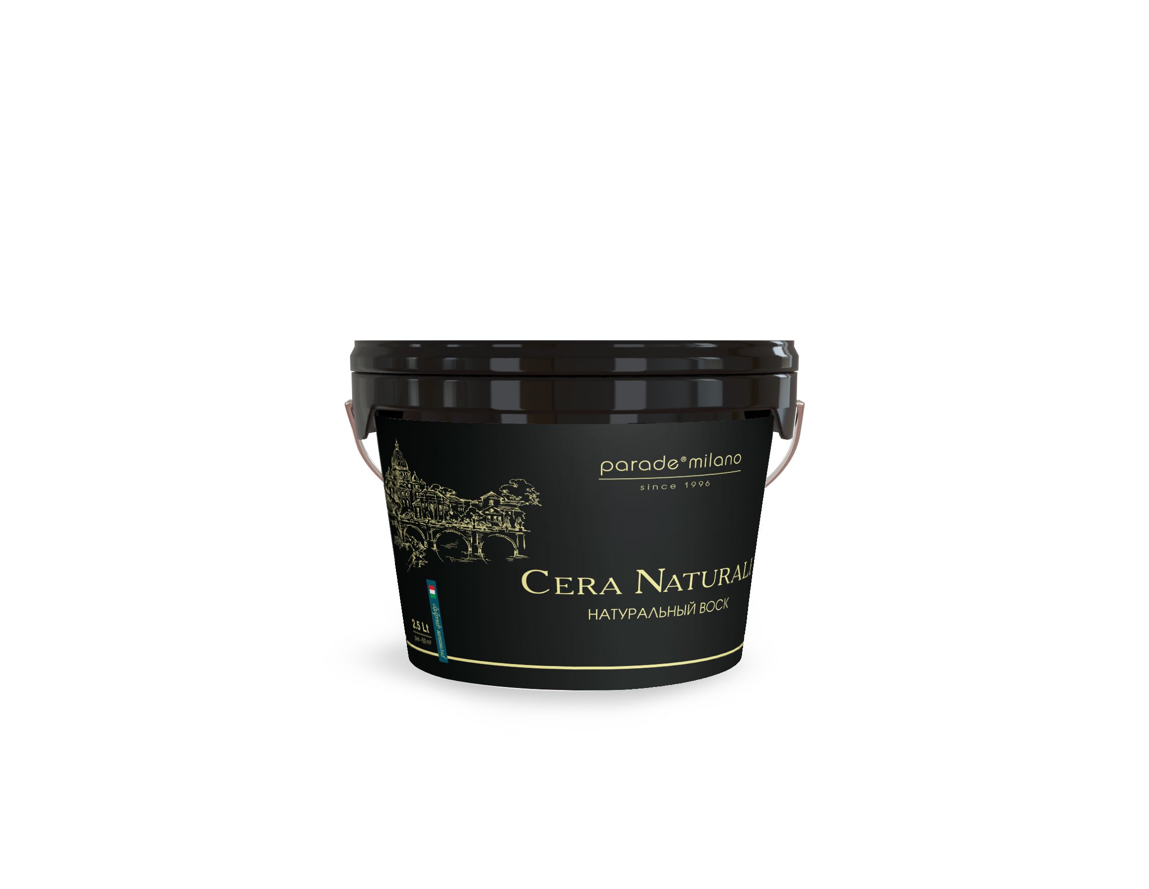 Изображение товара Декоративное защитное воск PARADE Cera Naturale 2,5Л для стен и декоративных покрытий