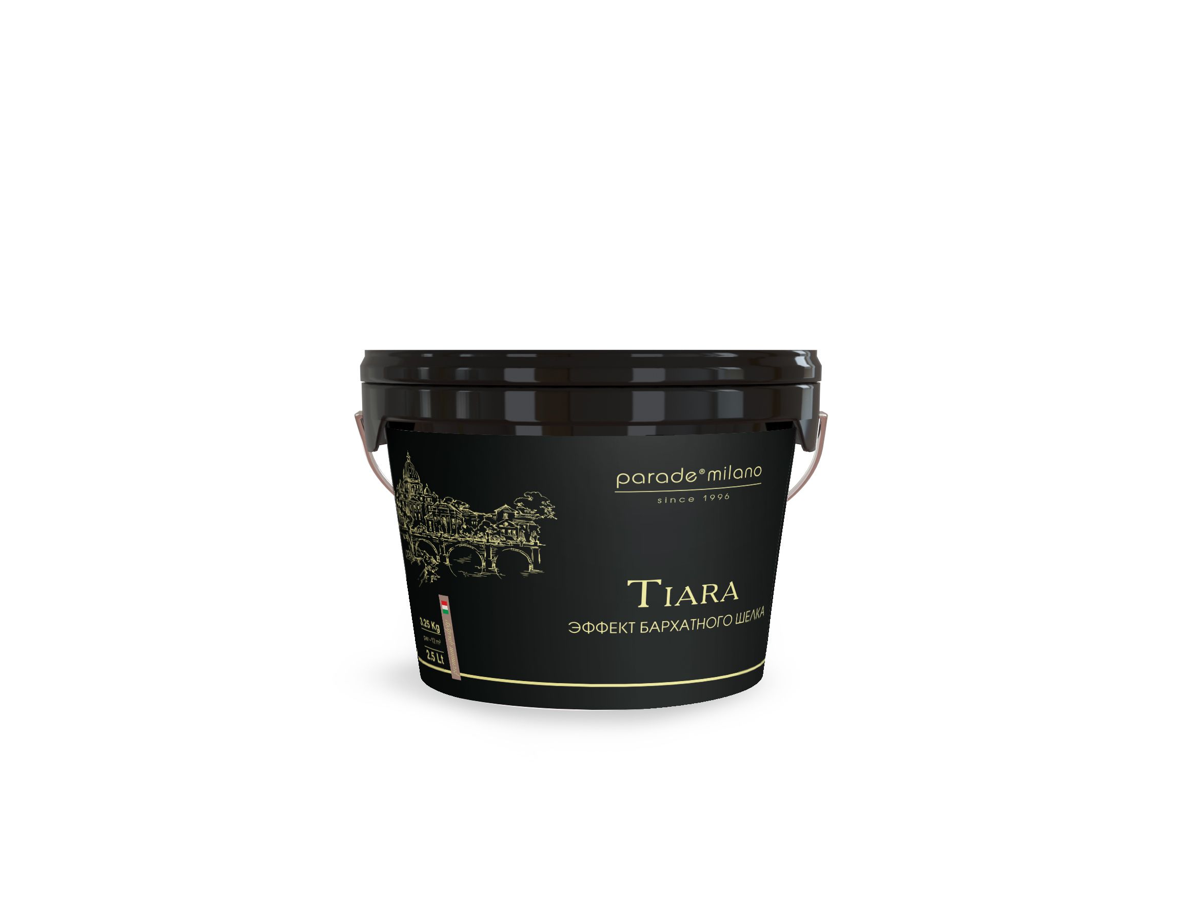 Изображение товара Декоративное покрытие PARADE Tiara с эффектом бархатного шелка 2,5л