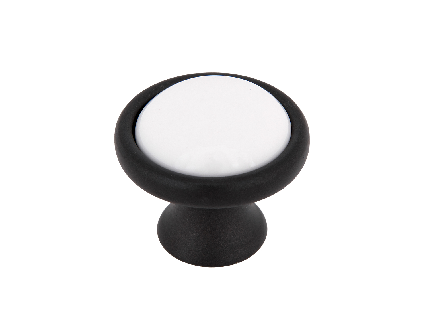 Изображение товара Мебельная ручка-кнопка Palladium stampa knob графит