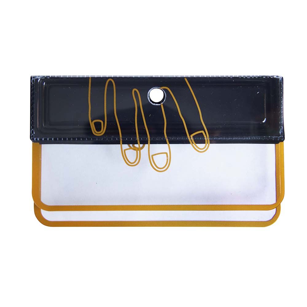 Изображение товара Шпатель для декора двойной 180мм TOOLBERG - инструмент для выравнивания