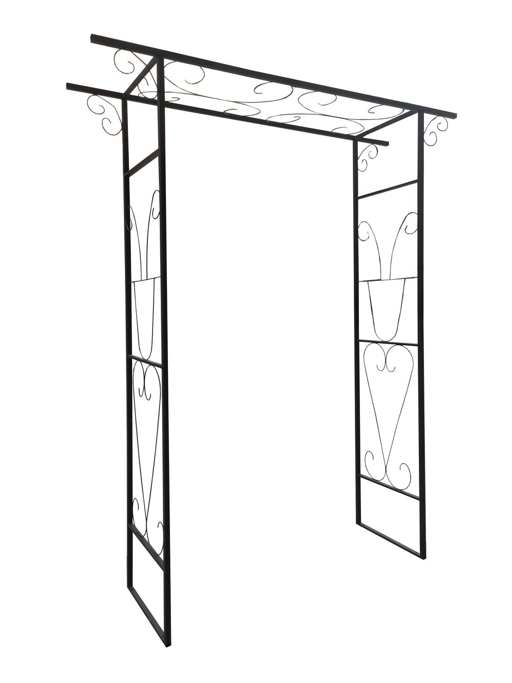 Изображение товара Декоративная садовая арка для роз из металла 120x45x200 см