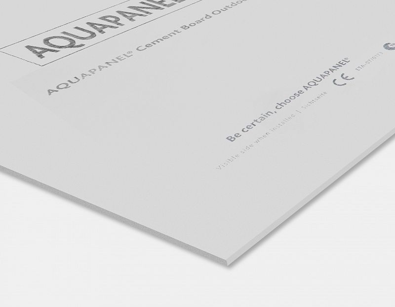 Изображение товара Аквапанель цементная KNAUF 2400x1200x12,50 мм для наружных облицовок