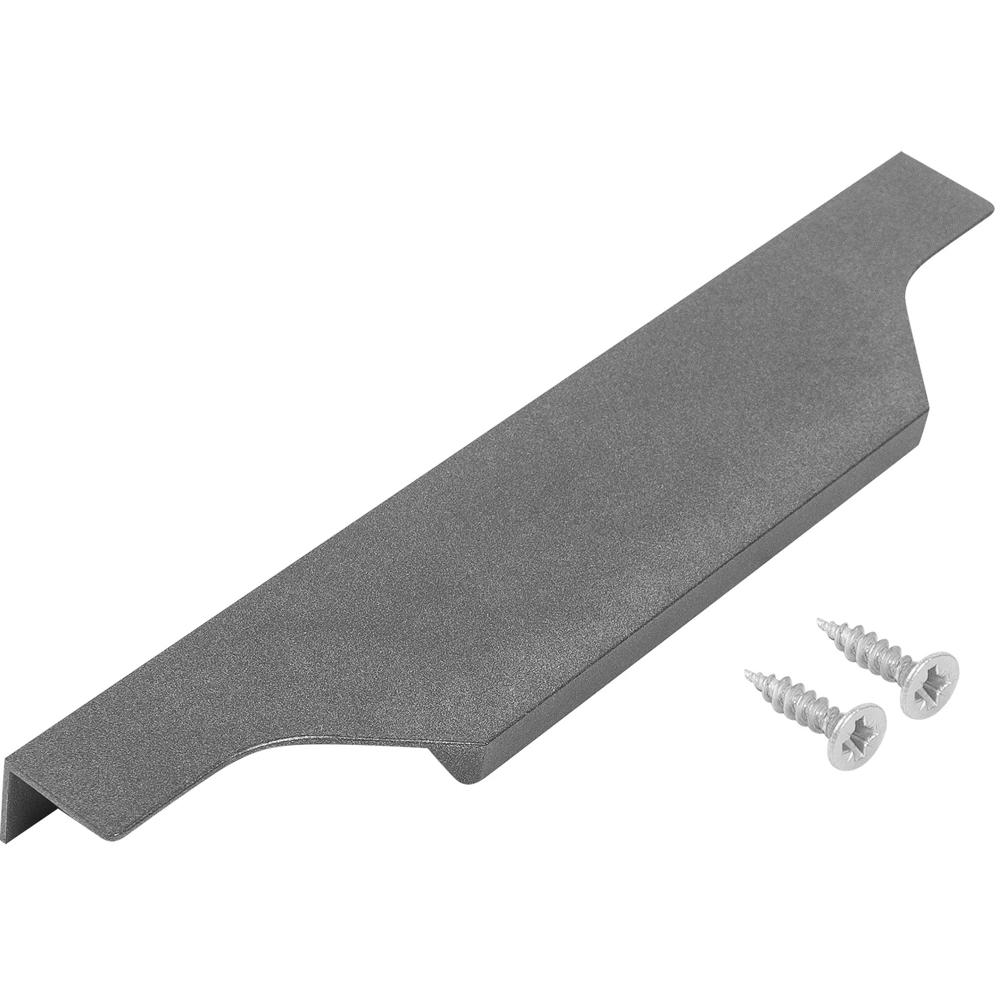 Изображение товара Ручка-профиль JET CA1.1 L196 мм/128 мм графит для мебели и фасадов