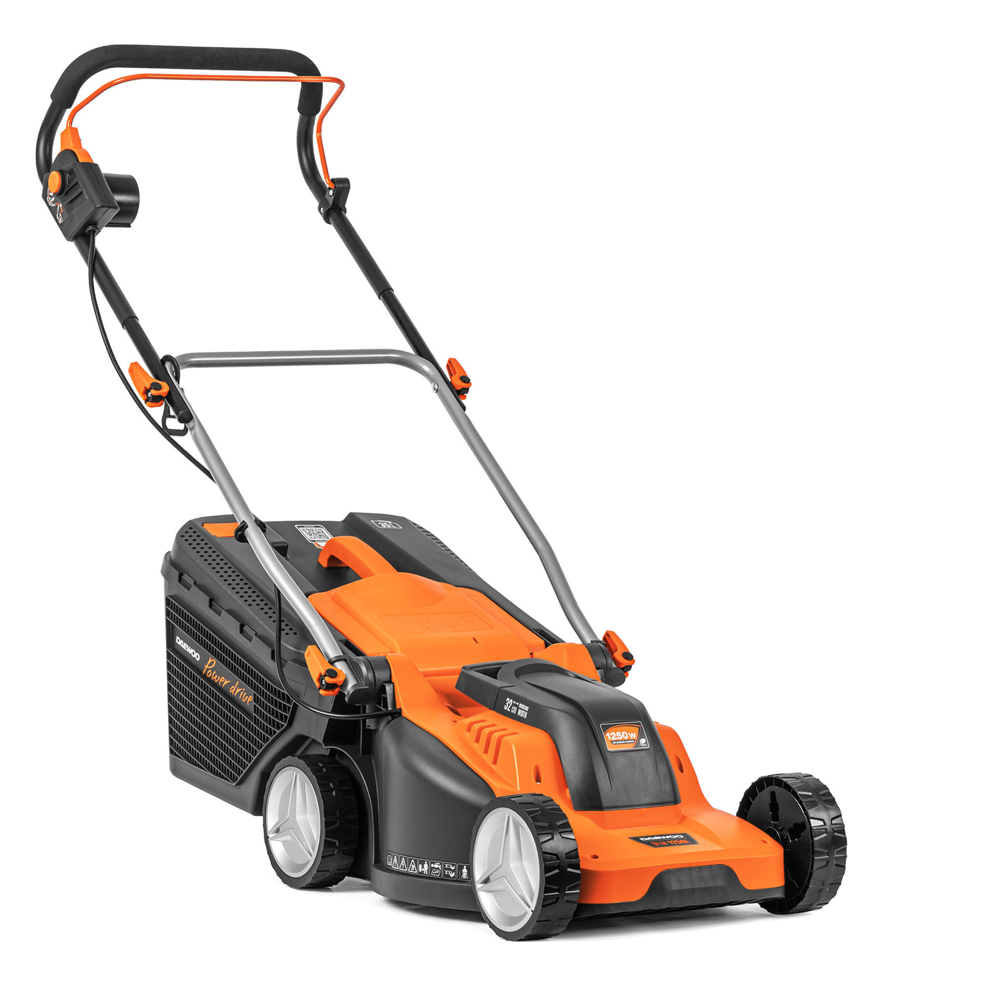Изображение товара Электрическая газонокосилка DAEWOO DLM 1250E 1250 Вт 32 см для небольших участков