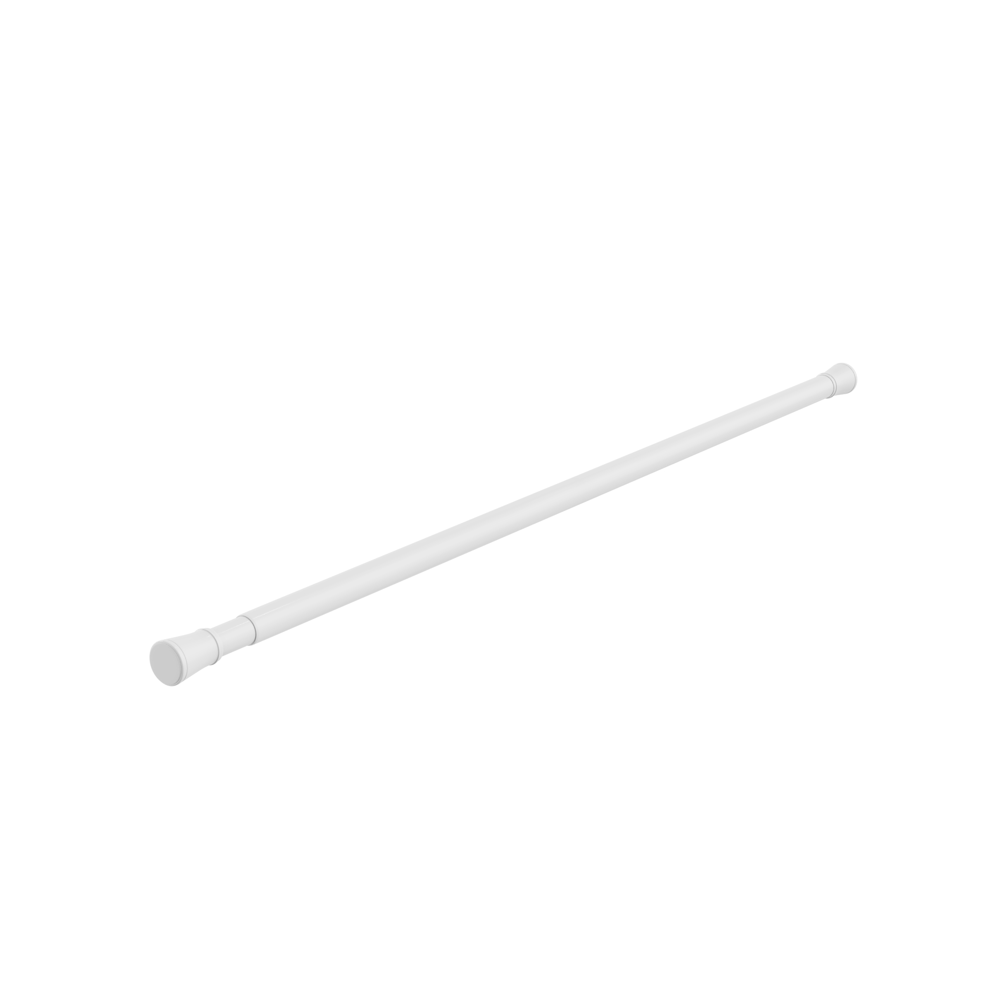 Изображение товара Карниз для ванной металлический FOR-ROD-220IWT белый 120-220 см