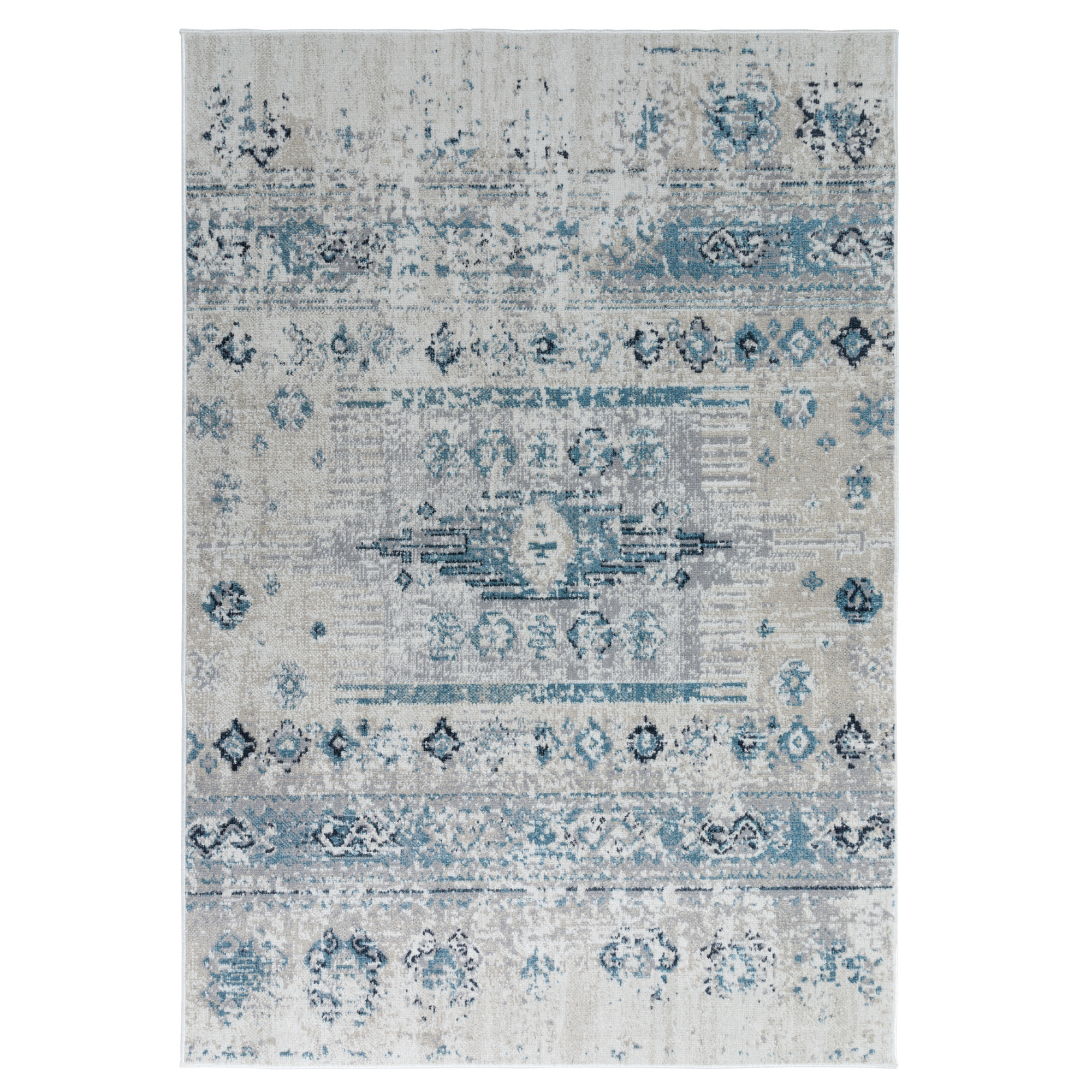 Изображение товара Ковер KLIO 1.2x1.7 м, дизайн 00543A VIZON/L.BLUE, из полиэстера