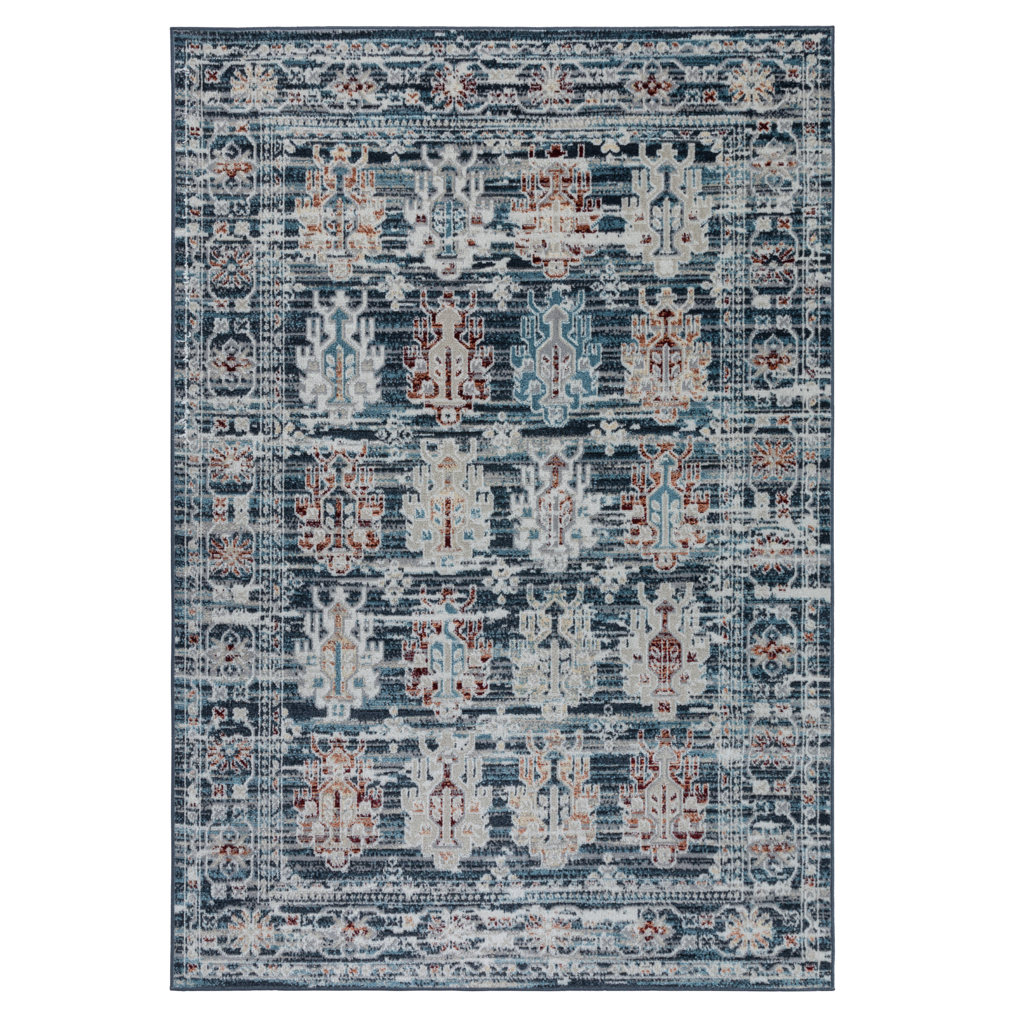 Изображение товара Ковер KLIO 0.8*1.5 дизайн 07972B BLUE/L.BLUE для дома и гостиной