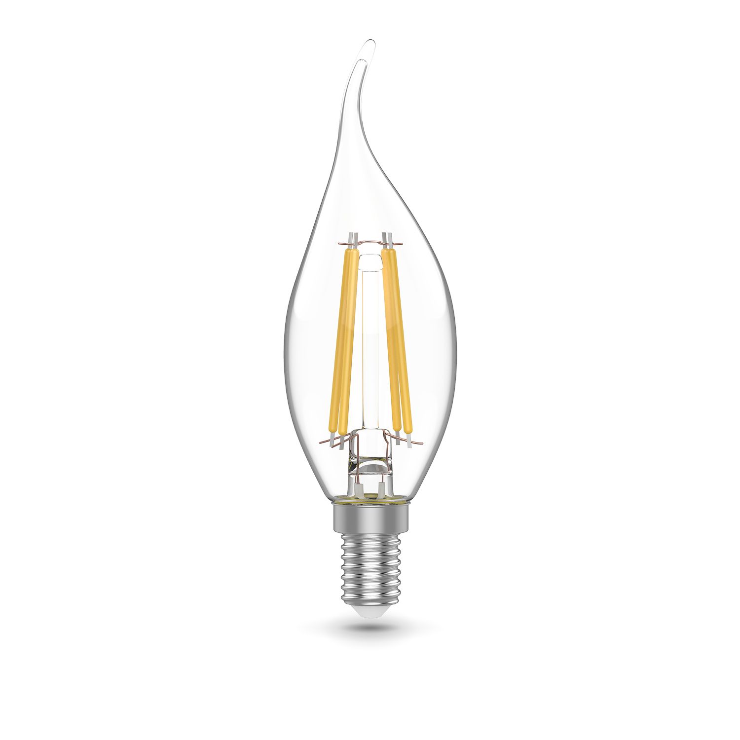 Изображение товара Лампа Gauss Basic Filament свеча 5,5W 530lm 4100K Е14 LED 3 шт