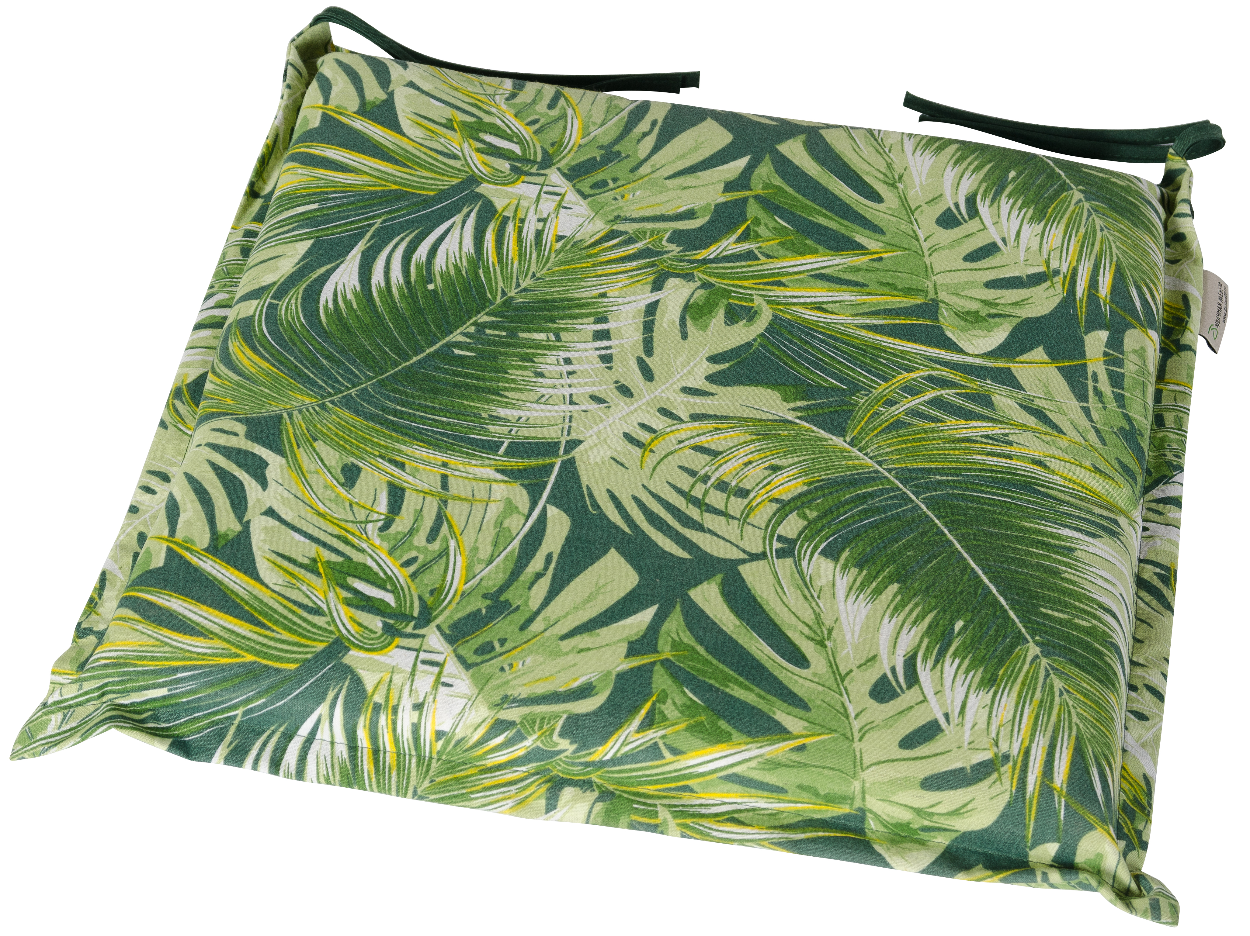 Изображение товара Подушка для мебели Гавайи зеленая 46х46х6