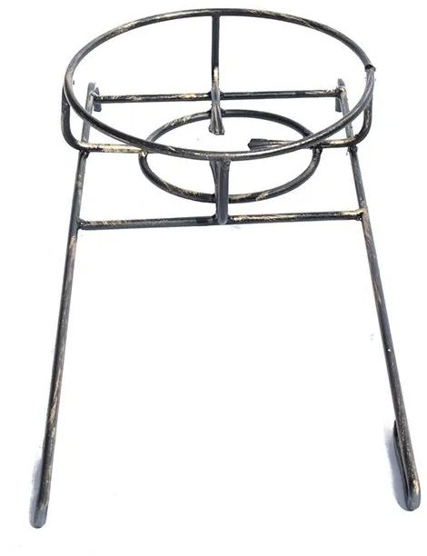 Изображение товара Подказанник для гриля из стали, черный - надежный аксессуар для барбекю